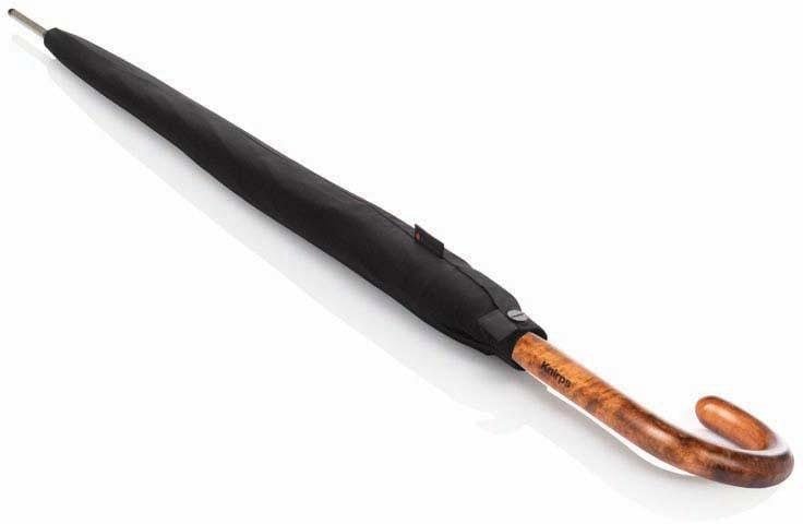 Knirps® Stockregenschirm »T.771 Long Automatic, uni black«