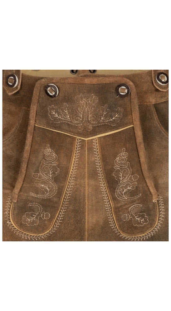 Nübler Trachtenlederhose »Lederhose kurz Bertl«
