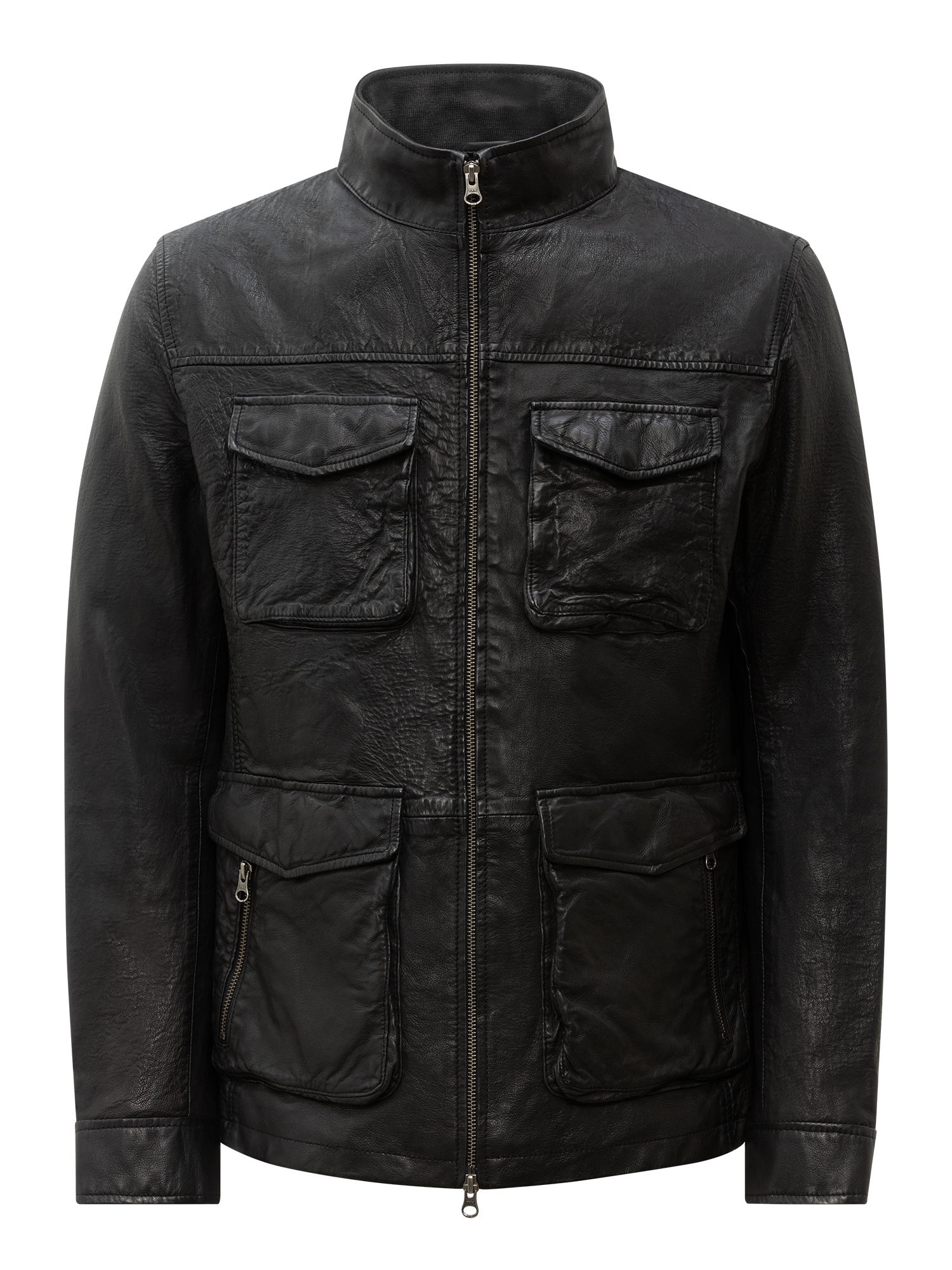 RICANO Cargojacke "Lederjacke Stefano" Handgefertigt aus echtem Leder