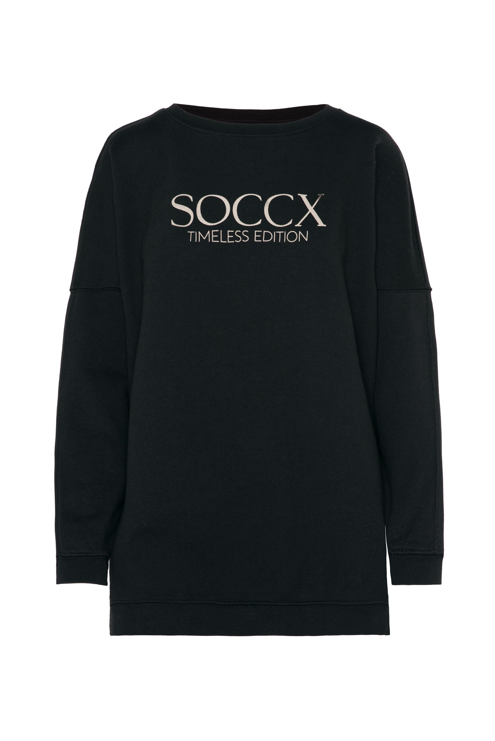 SOCCX Longsweatshirt, mit überschnittenen Schultern