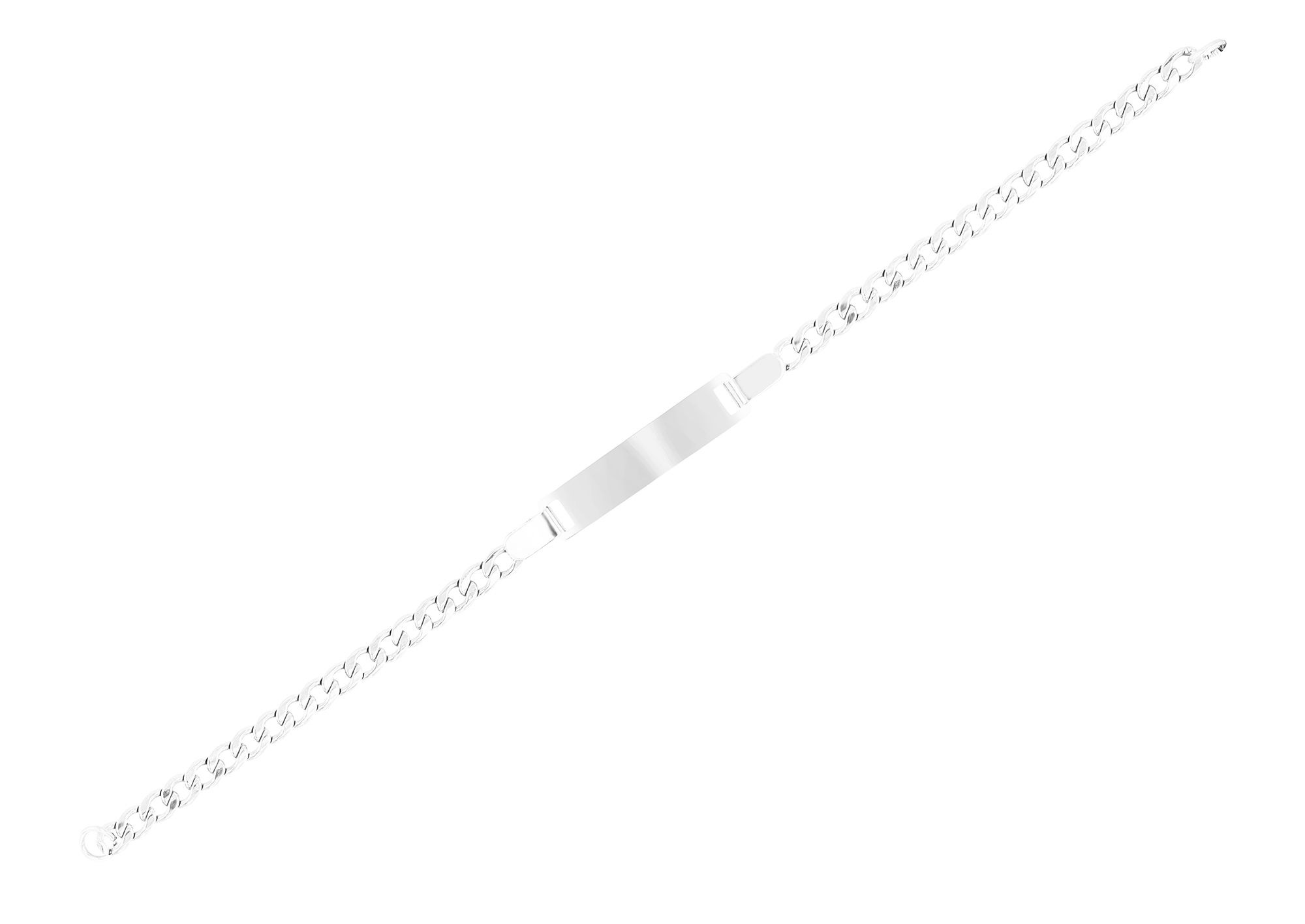 Armband ADELIA´S "Damen Armband – Panzerarmband aus Edelstahl 18 cm", silber, Armbänder, Damen, 18cm, Edelstahl, Armband, Zum Verschenken an Menschen, die Ihnen am Herzen liegen