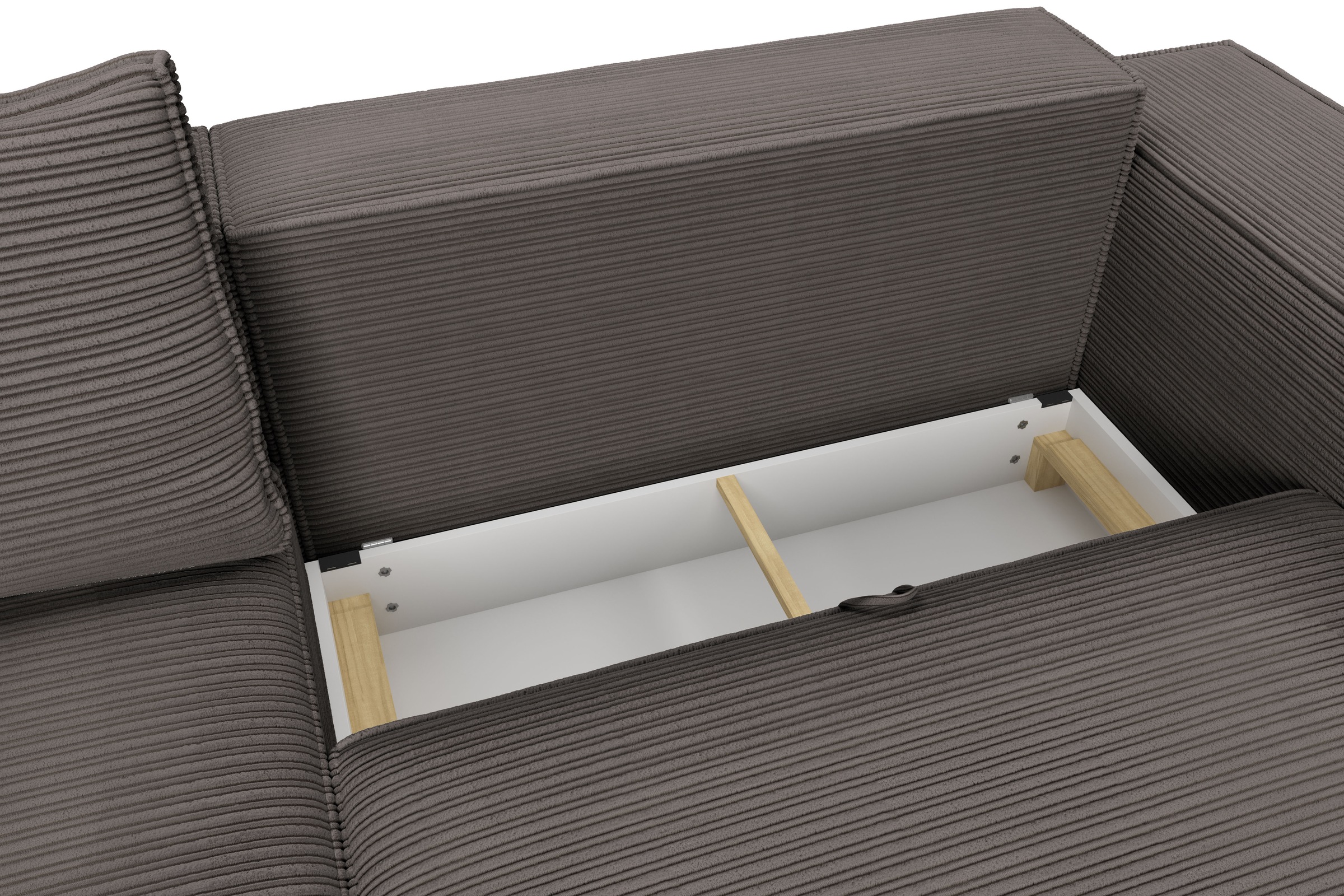 Trends by HG Big-Sofa »CONOR« Schlaffunktion + Bettkasten