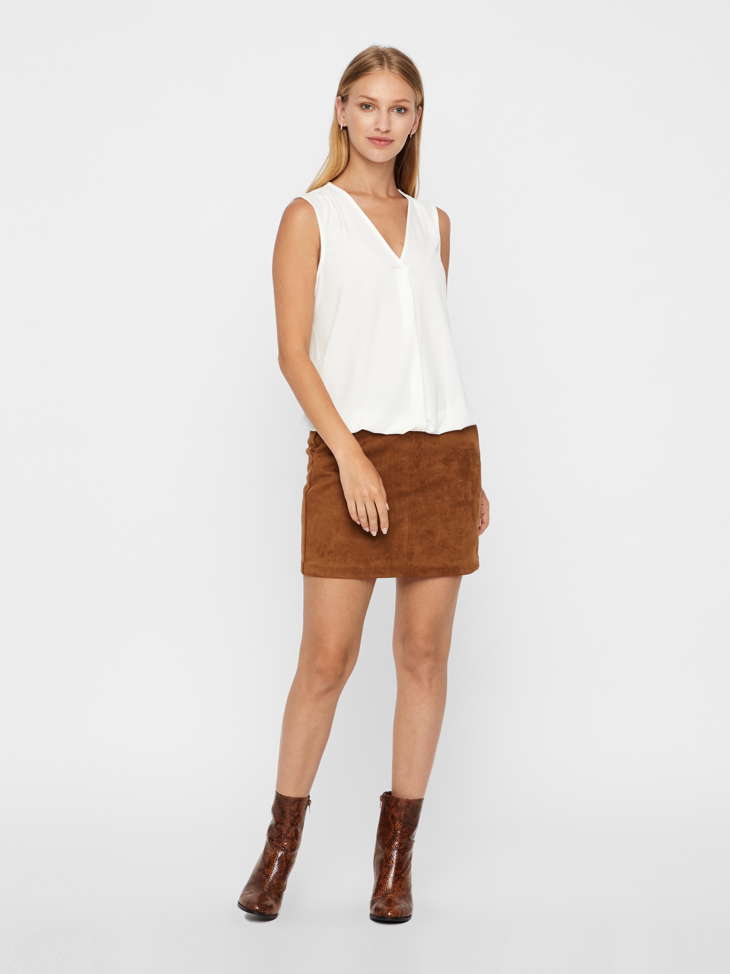 Vero Moda Lederimitatrock »VMDONNADINA FAUXSUEDE SHORT SKIRT«
