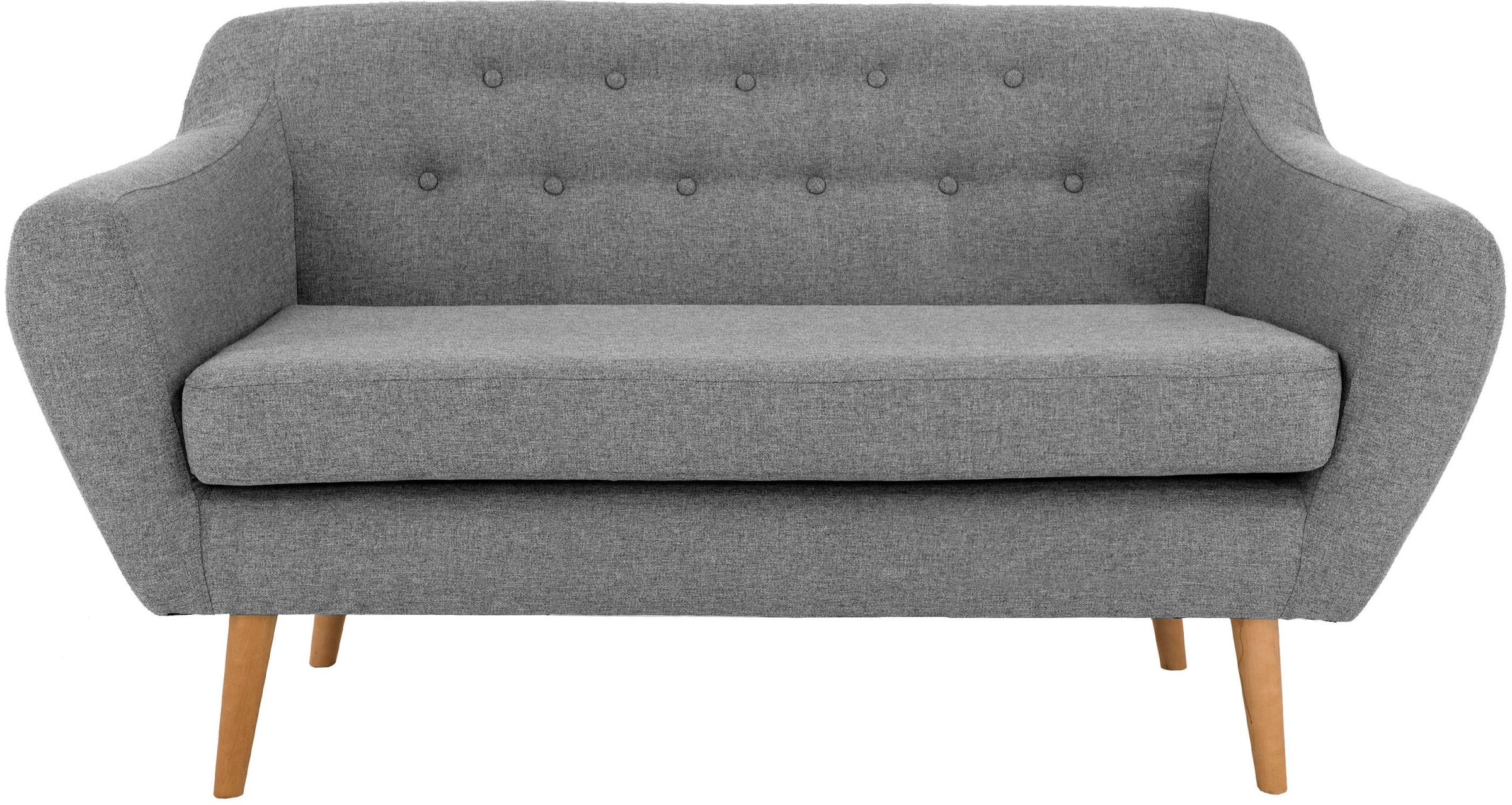 Home affaire 2-Sitzer "Renne" mit Heftung im Rücken im skandinavischem Stil günstig online kaufen