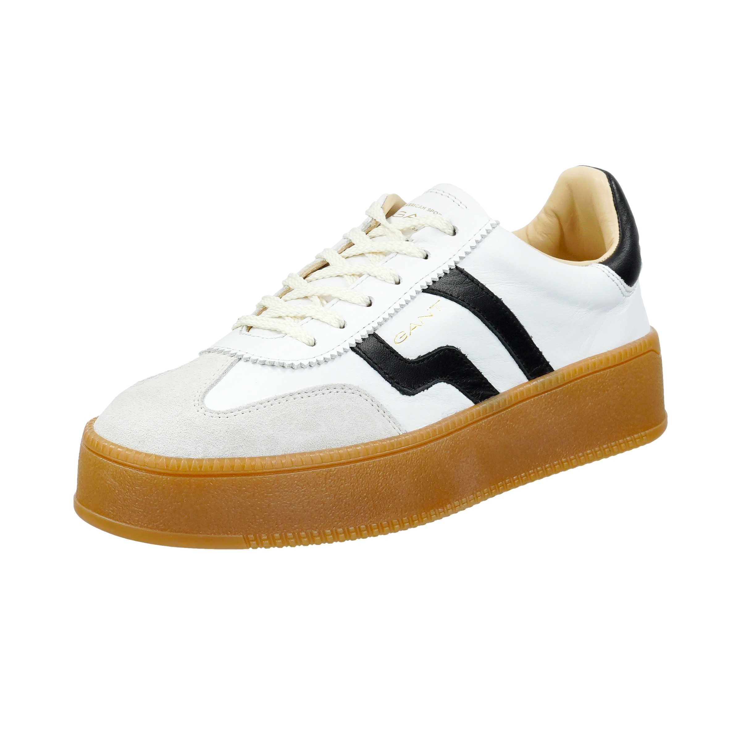Gant Sneaker "Cuzima", Plateausneaker, Retro Sneaker, Schnürschuh mit Plate günstig online kaufen