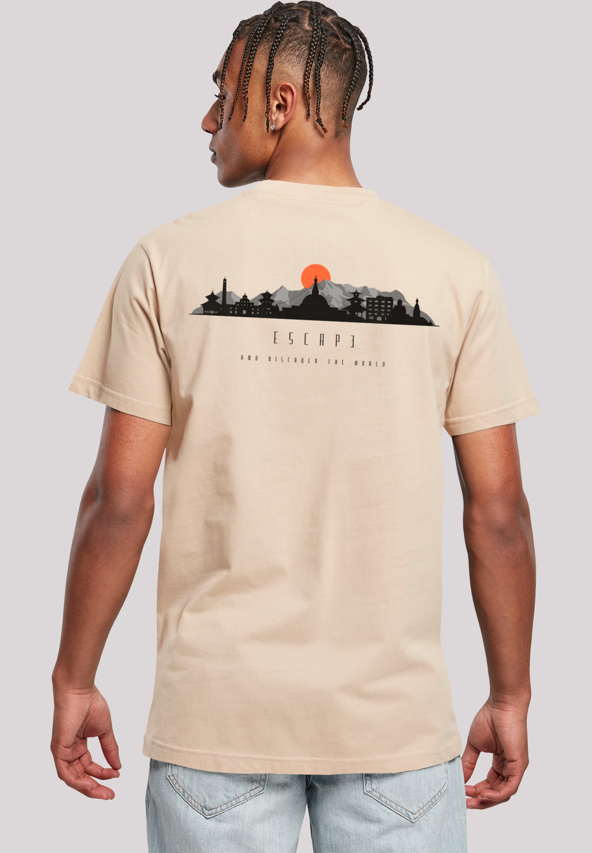 F4NT4STIC T-Shirt "Escape Discover the World Asian Town", Premium Qualität, günstig online kaufen