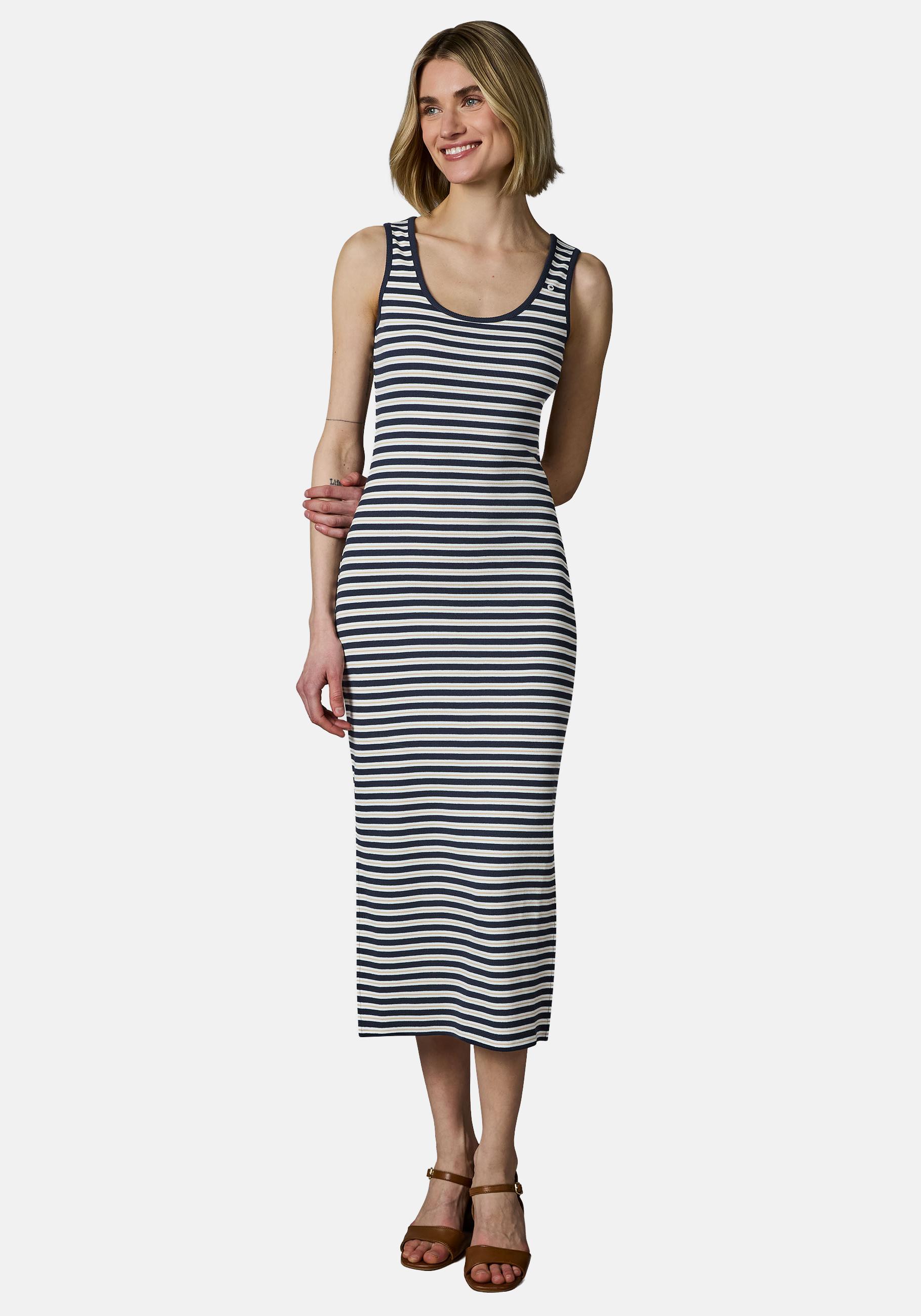 Ragwear Shirtkleid "Montyca Stripes YOUMODO" Ohne Taschen Sommerkleid mit Schlüssellochausschnitt