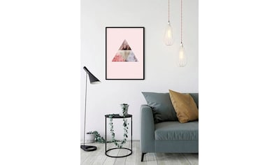 Poster »Triangles Top Red«, Formen-Kunst, (1 St.)