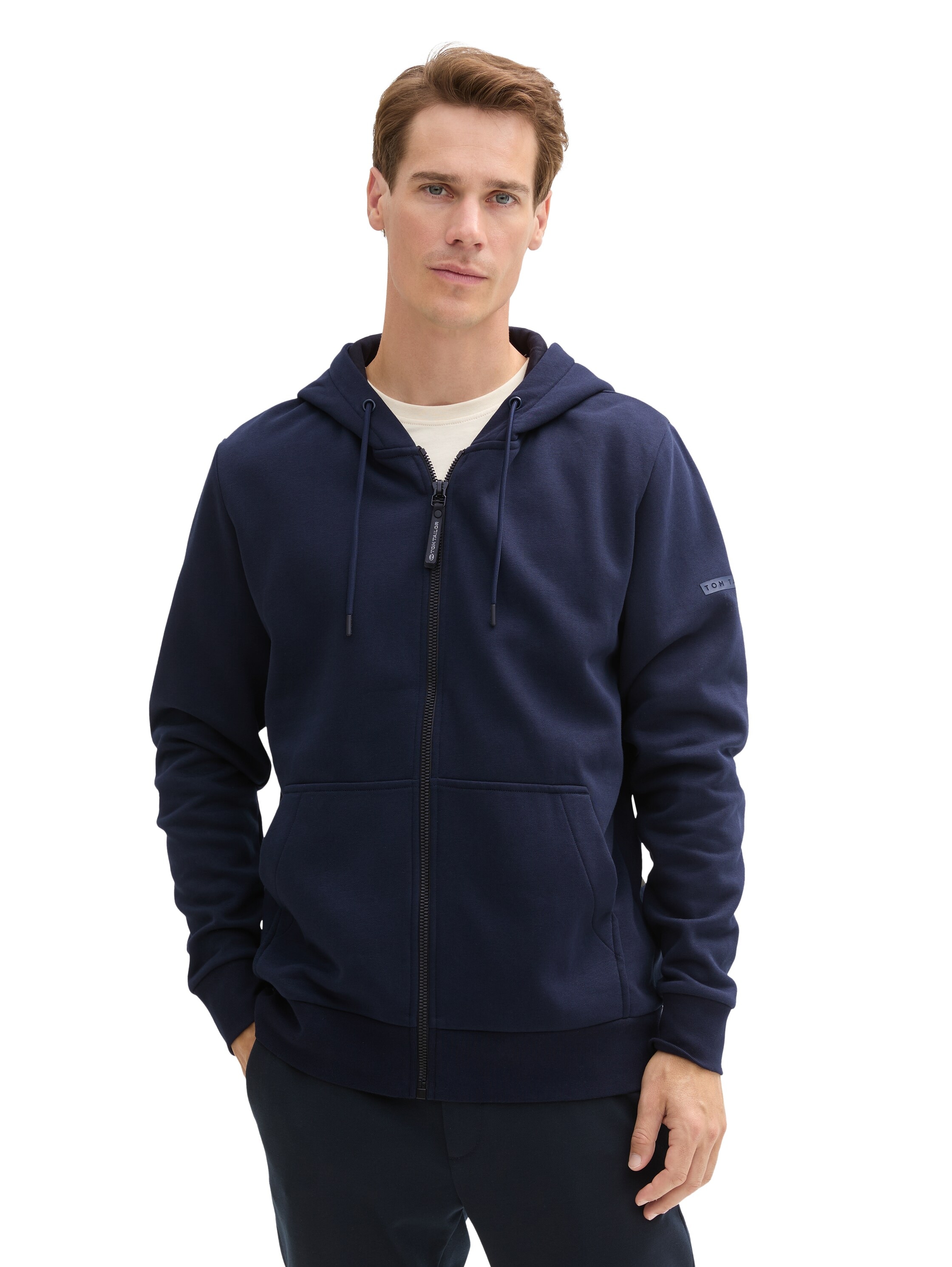 TOM TAILOR Kapuzensweatjacke, mit Kapuze