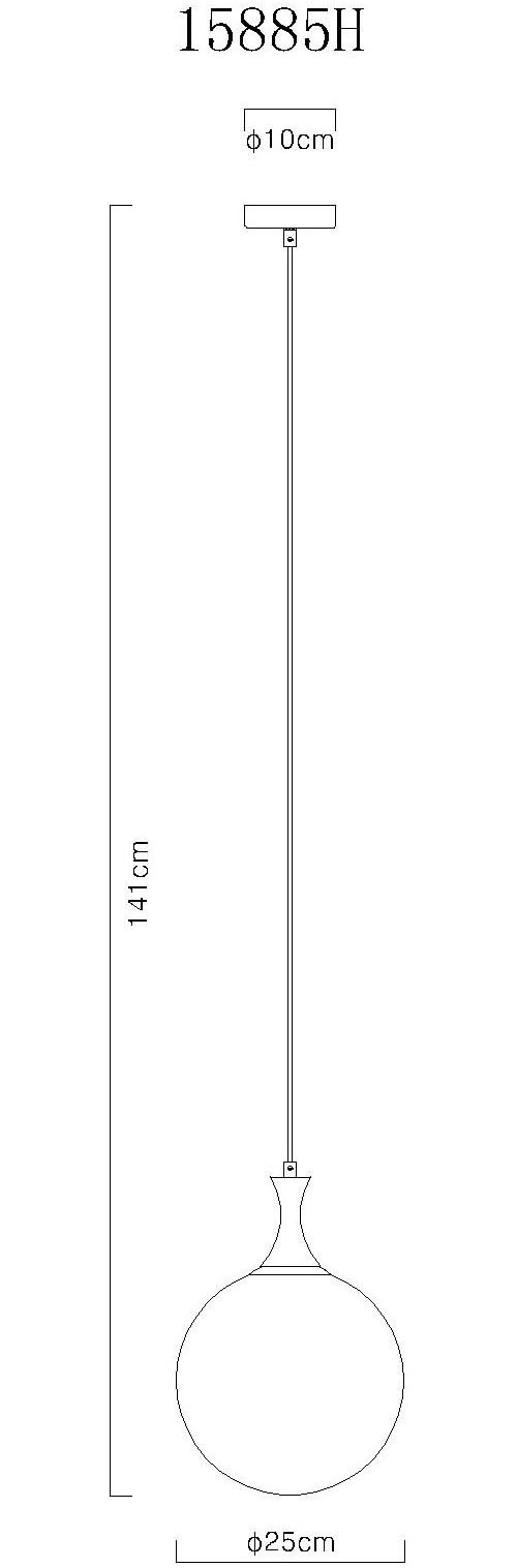 GLOBO LIGHTING Hängeleuchte »DALTON« E27 1 Stk. Hängelampe Esszimmer-Leuchte Esstischleuchte Wohnzimmer