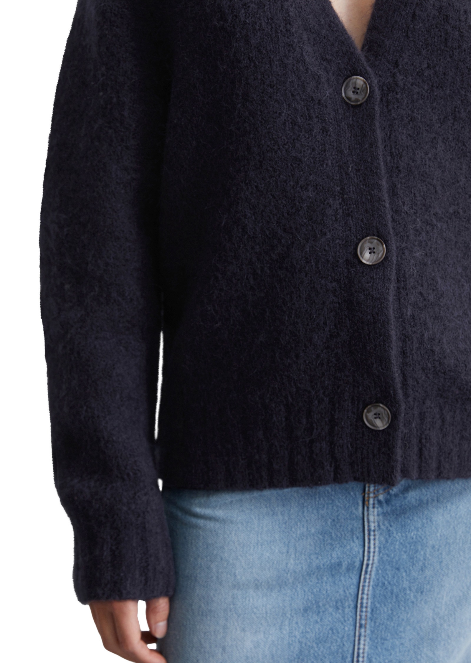 Marc OPolo DENIM Cardigan "aus kuscheligem Schurwolle-Mohair-Mix" günstig online kaufen