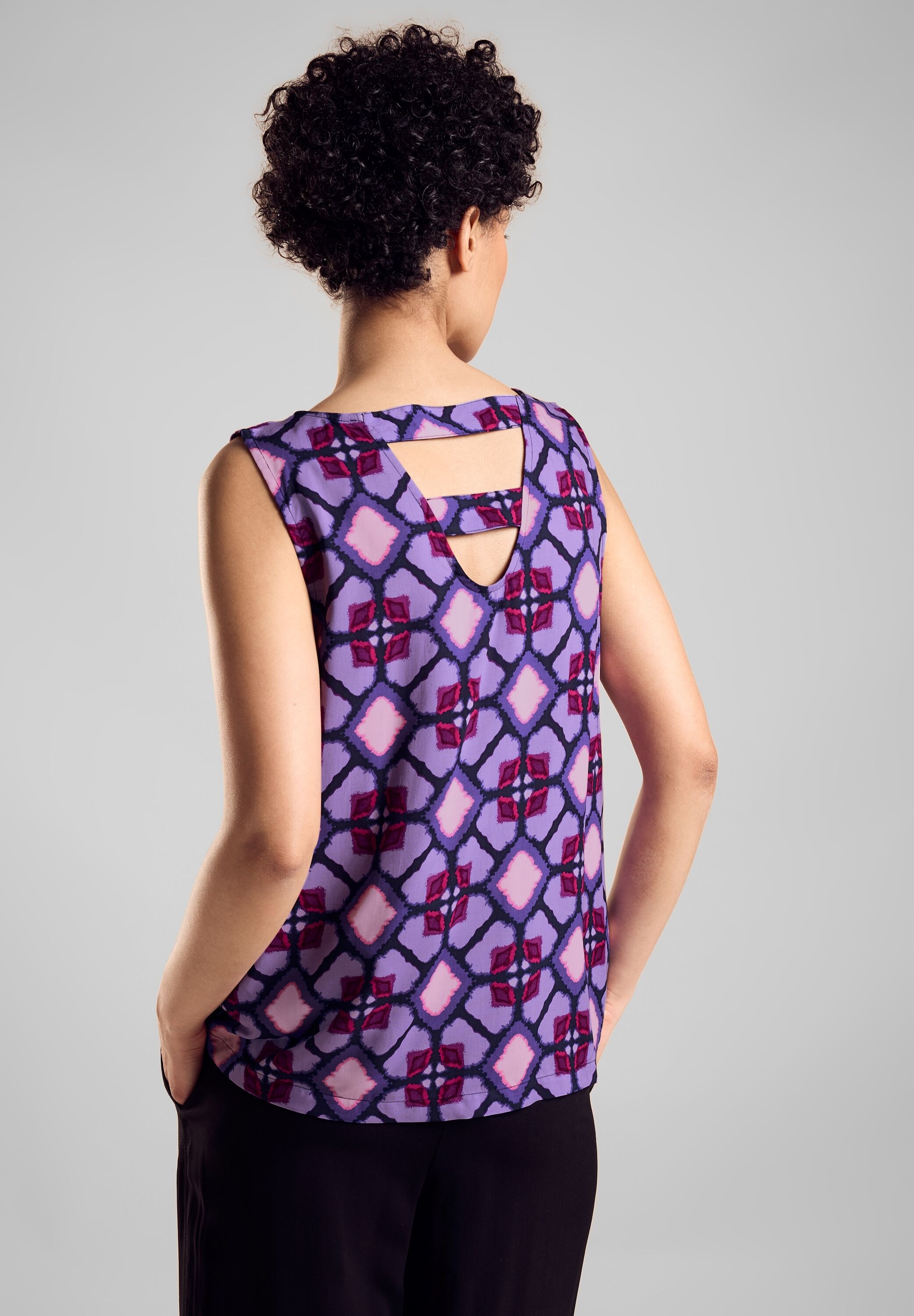 STREET ONE Blusentop mit All-Over Print günstig online kaufen