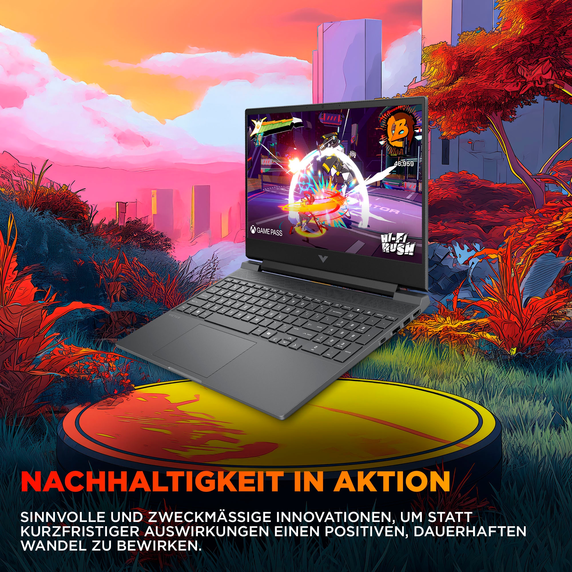 HP Gaming-Notebook »Victus 15-fa2053ng«, 39,6 cm, / 15,6 Zoll, Intel, Core i5, GeForce RTX 5050, 512 GB SSD