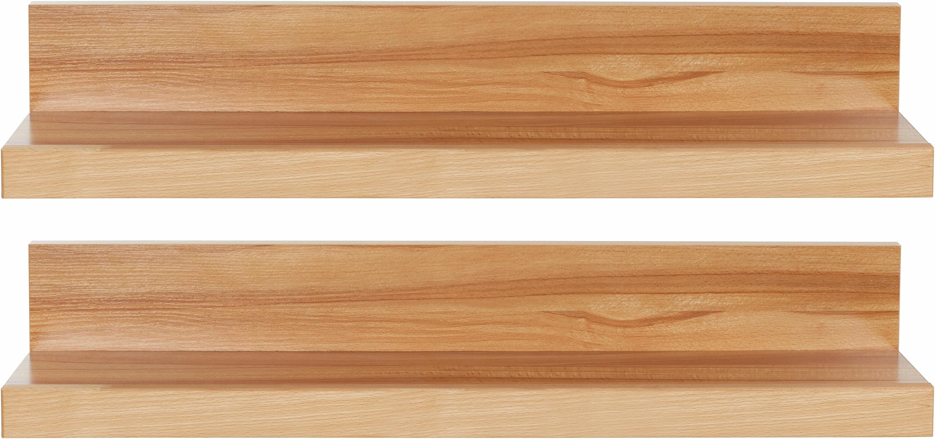 Thumbnail - Home affaire Wandregal "Logo,teilmassiv, Breite: je 90 cm" Set, 2 Stk. tlg. Ablageflächen Massivholz,in 4 Schritten mont...