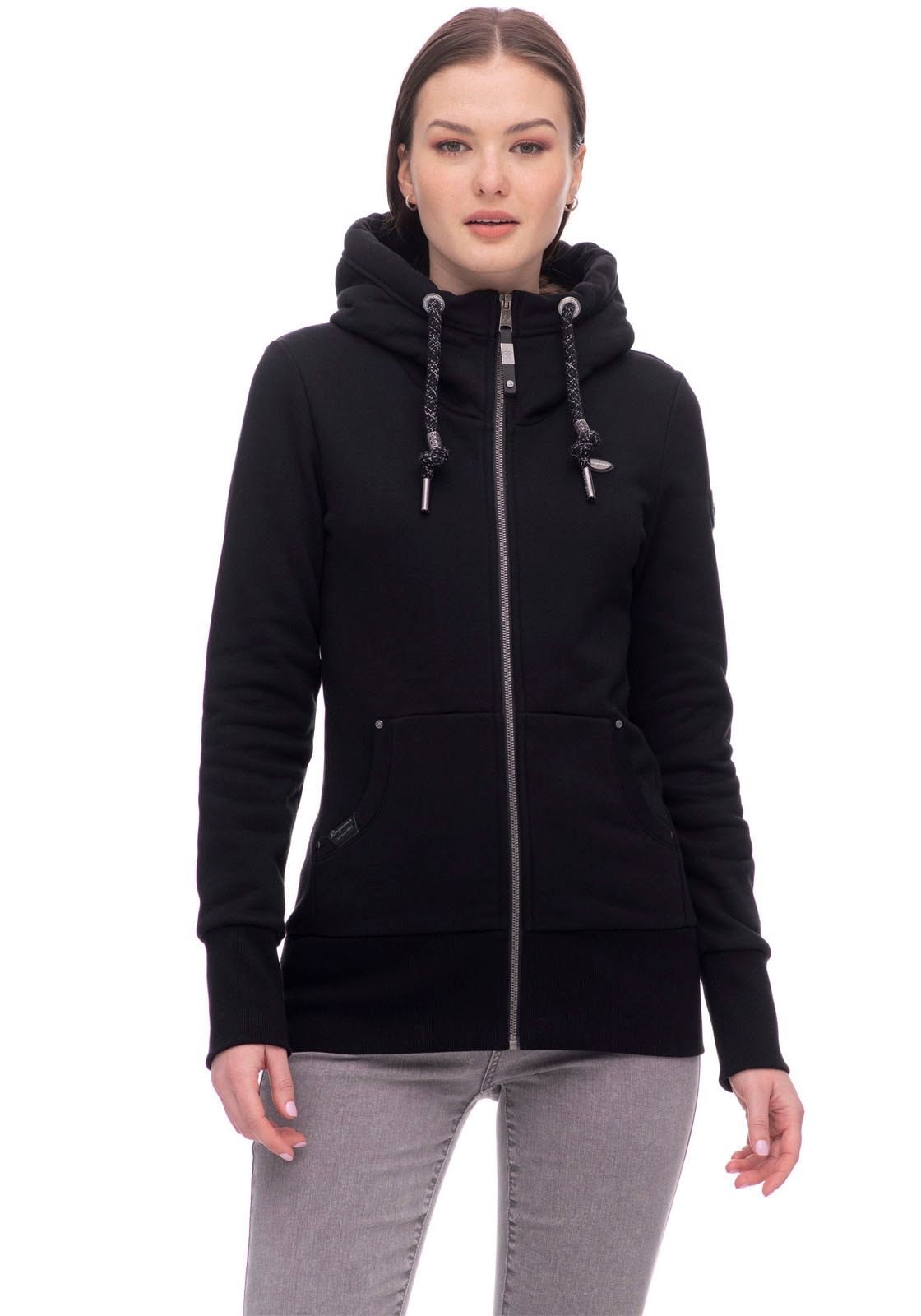 Ragwear Sweatjacke "NESKA ZIP CORE", Kapuze mit Kordelzug und praktische Kä günstig online kaufen