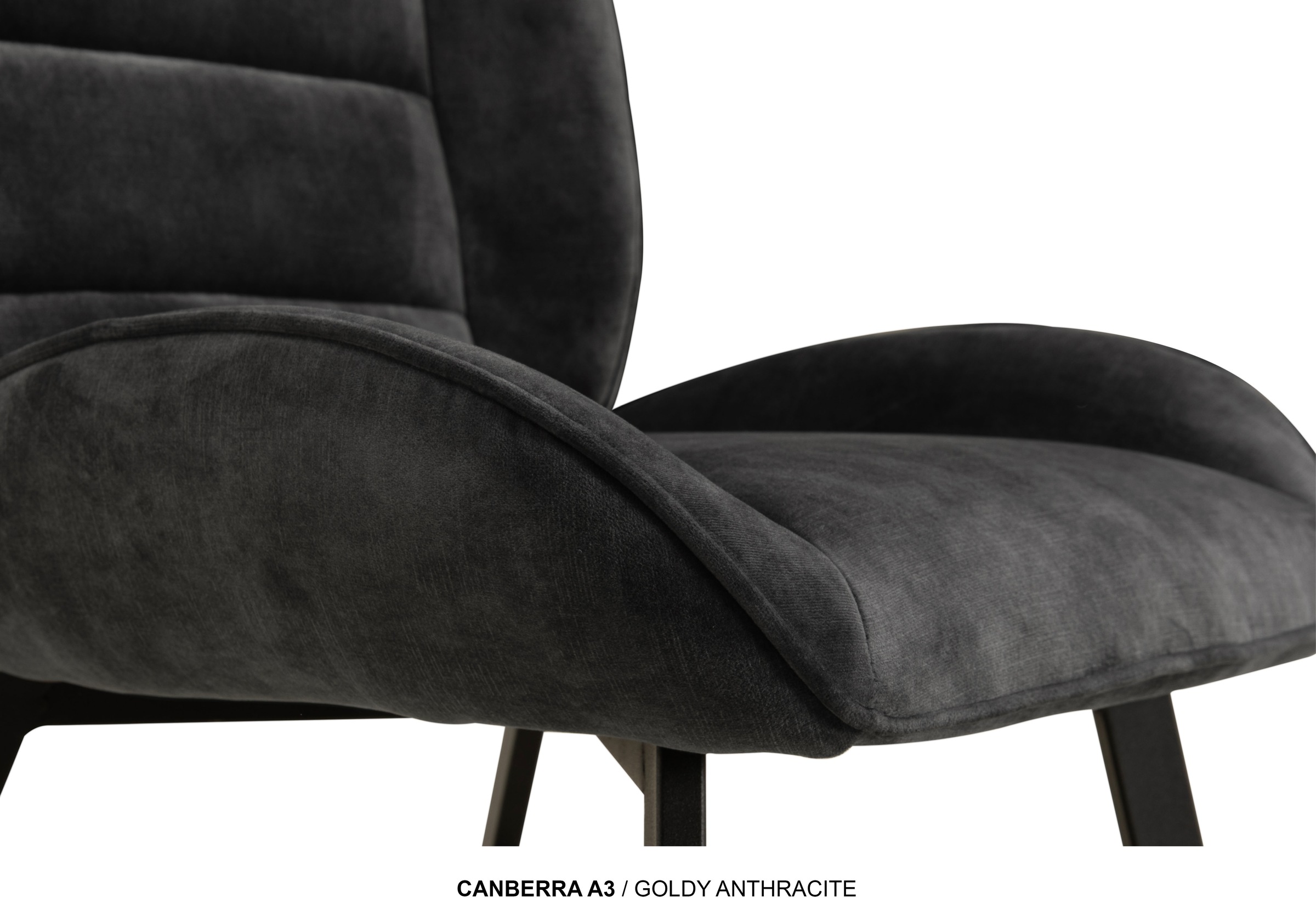 OMG Design Esszimmerstuhl »Canberra« (Set) 1 Stk.Esszimmerstuhl, pflegeleichter Samtvelour Bezug