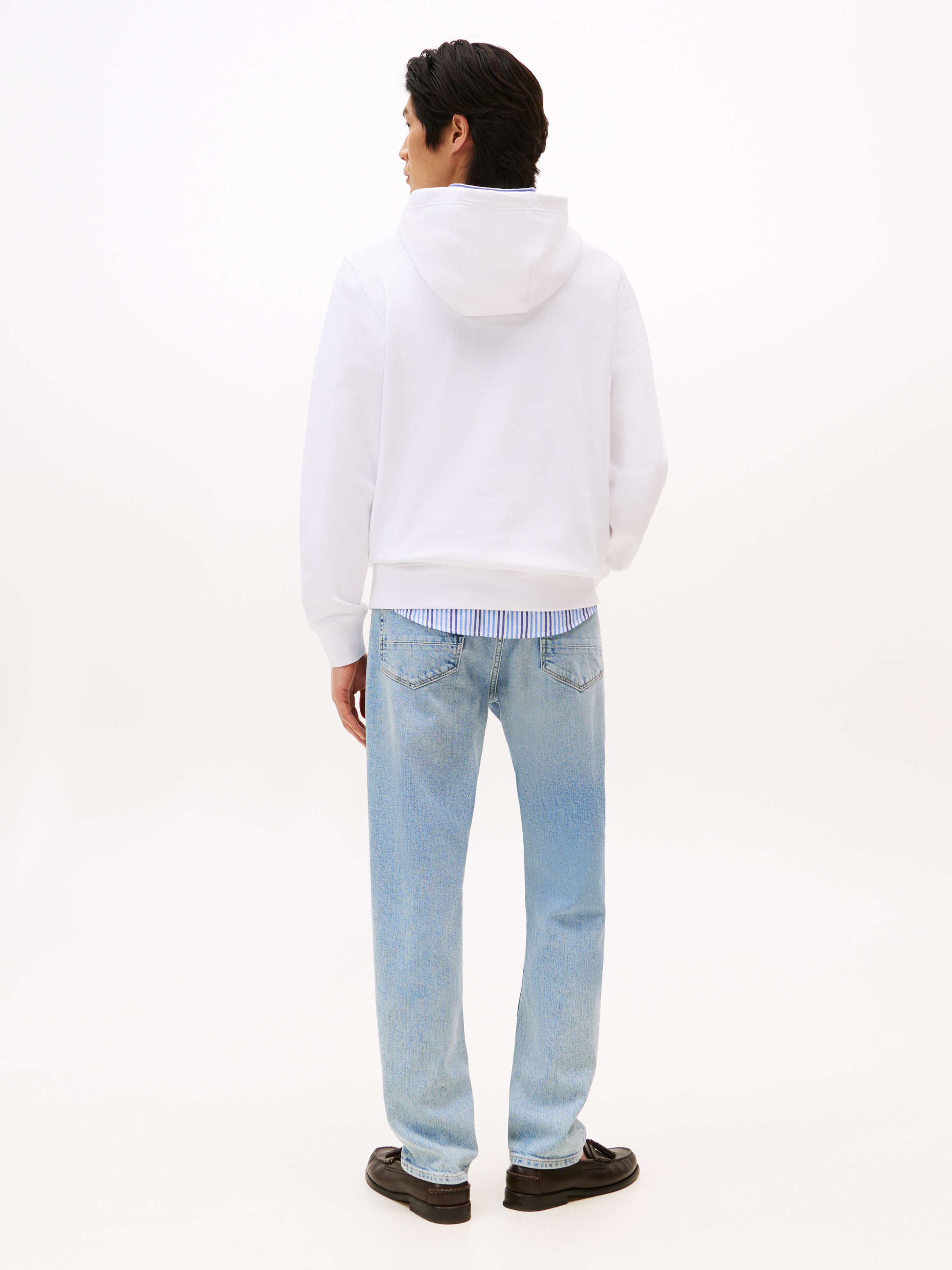 Tommy Hilfiger Hoodie »OUTLINE FLAG SCRIPT HOODIE«, mit kontrastfarbener Stickerei