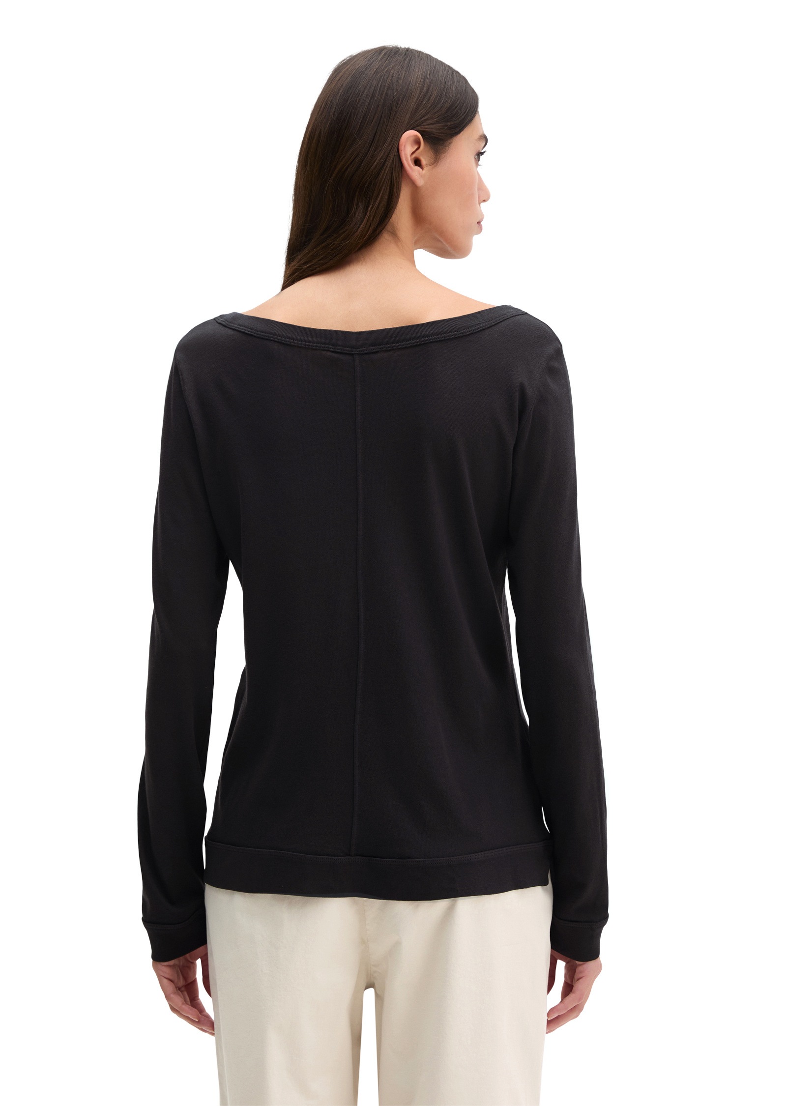 Thumbnail - Marc OPolo Langarmshirt "aus weichem Baumwoll-Single-Jersey"