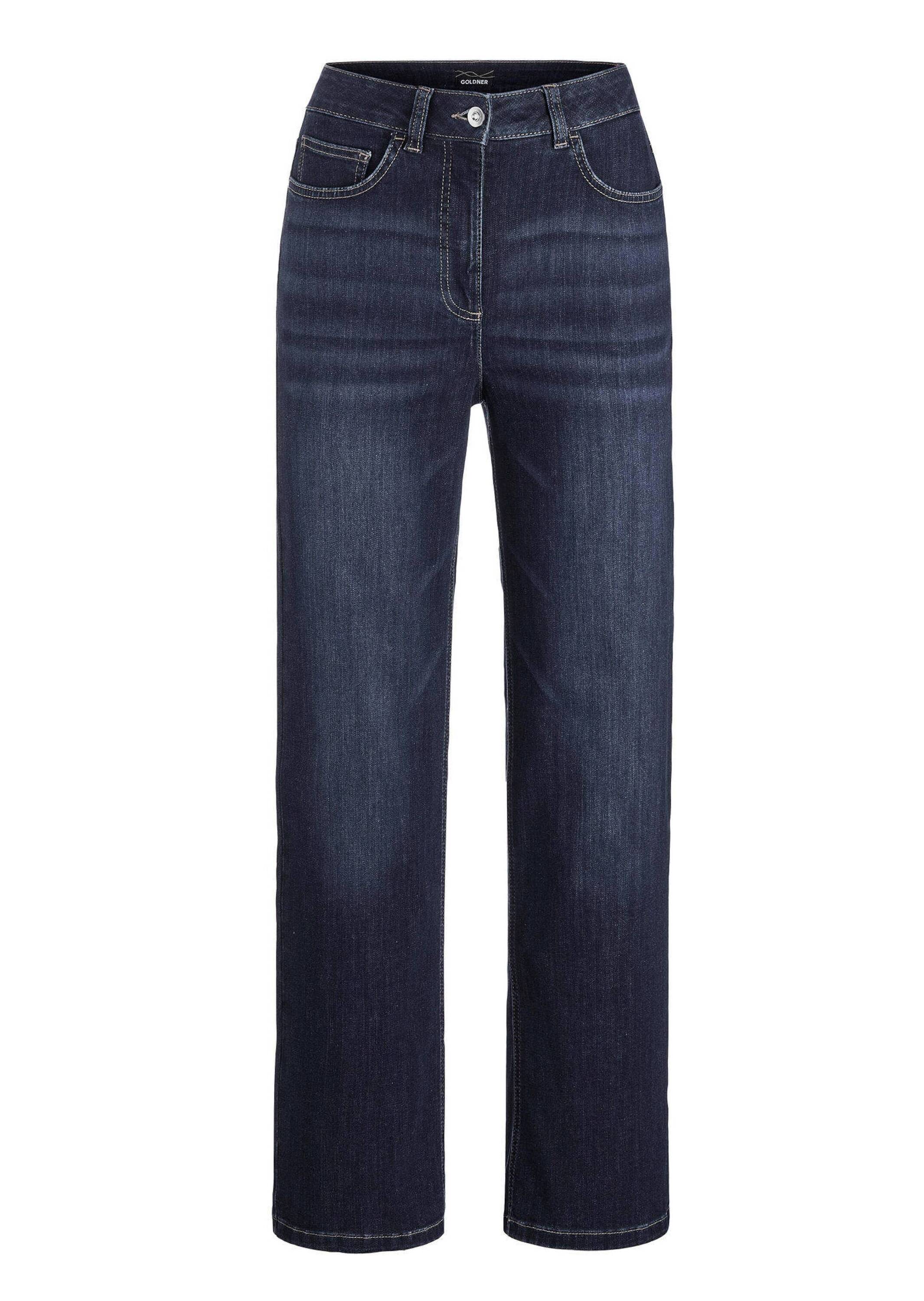 GOLDNER Stretch-Jeans "Klassische Denimhose, dezente Waschung" keine/nicht Relevant