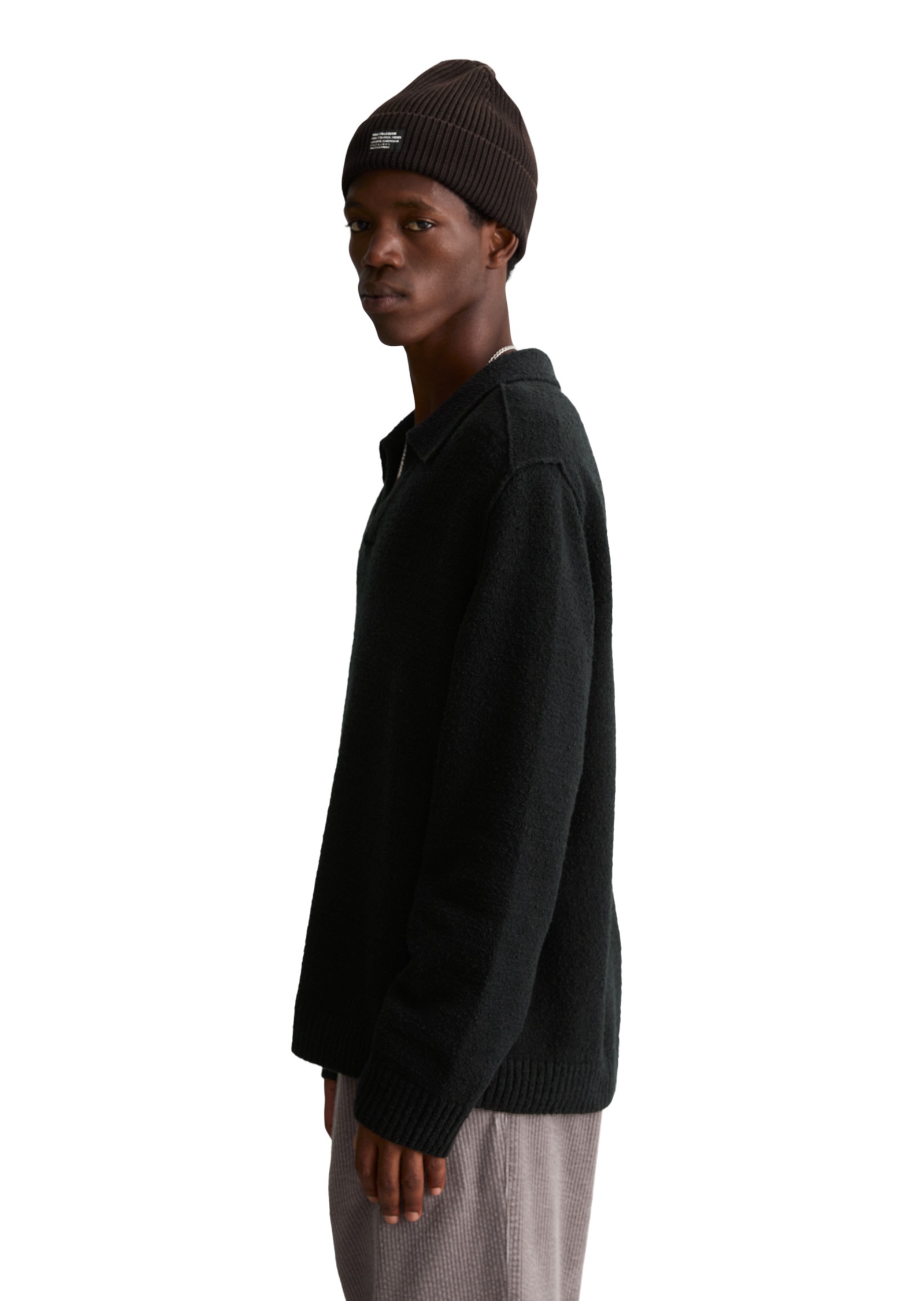 Marc O'Polo DENIM Langarm-Poloshirt »aus Bio-Baumwoll-Mix«