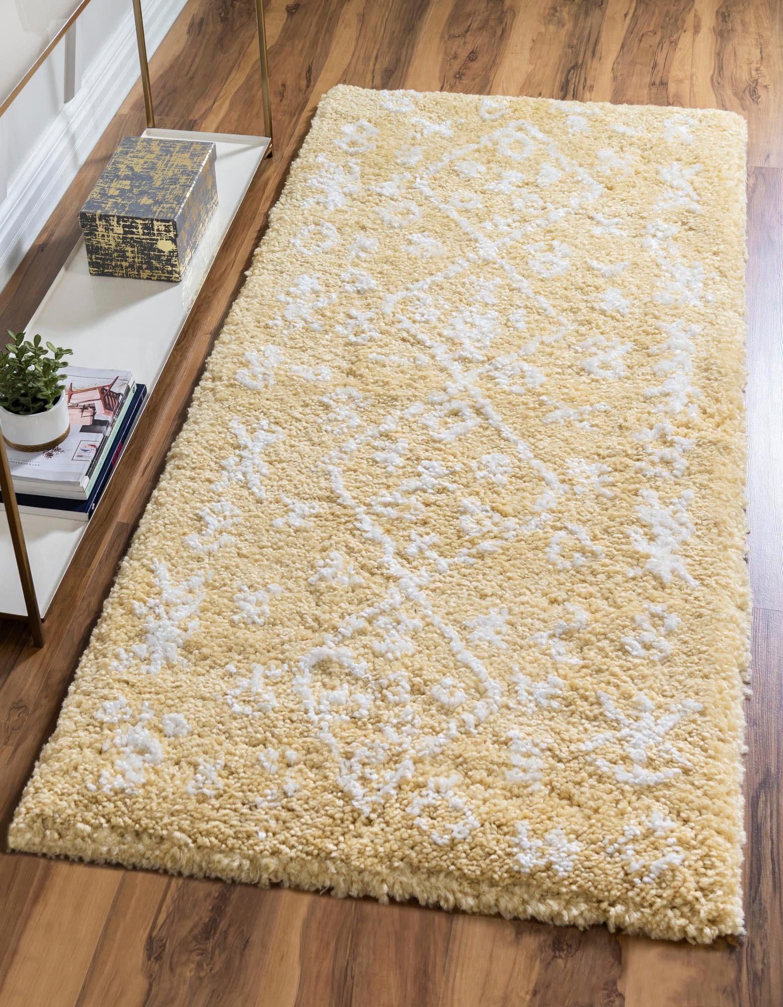 Myflair Möbel & Accessoires Hochflor-Läufer "Temara Shag, LAGERRÄUMUNG" rechteckig 51 mm Höhe Teppich-Läufer, gewebt, Scandi Design, ideal im Flur & Schlafzimmer