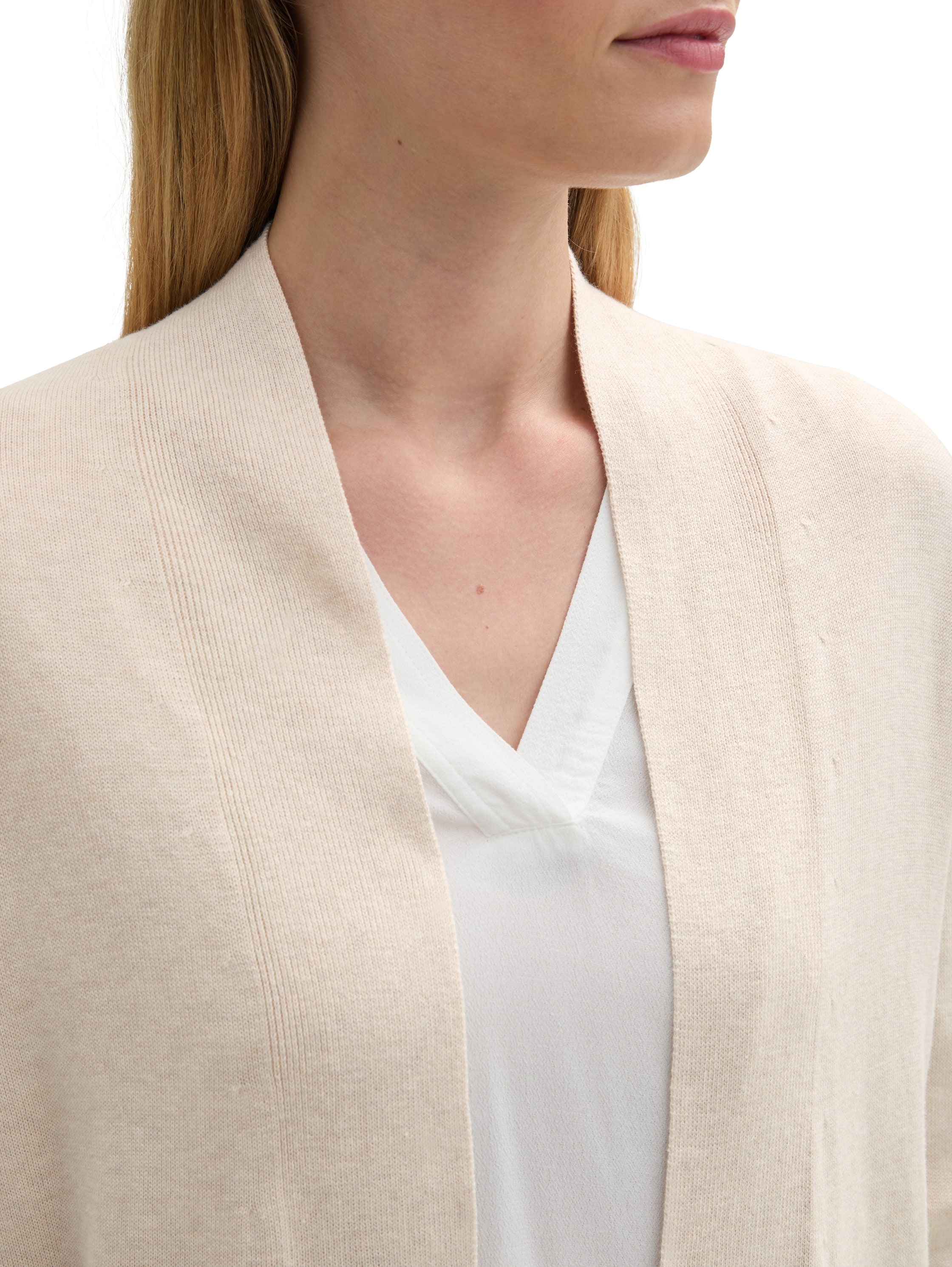 TOM TAILOR Cardigan, mit Schalkragen