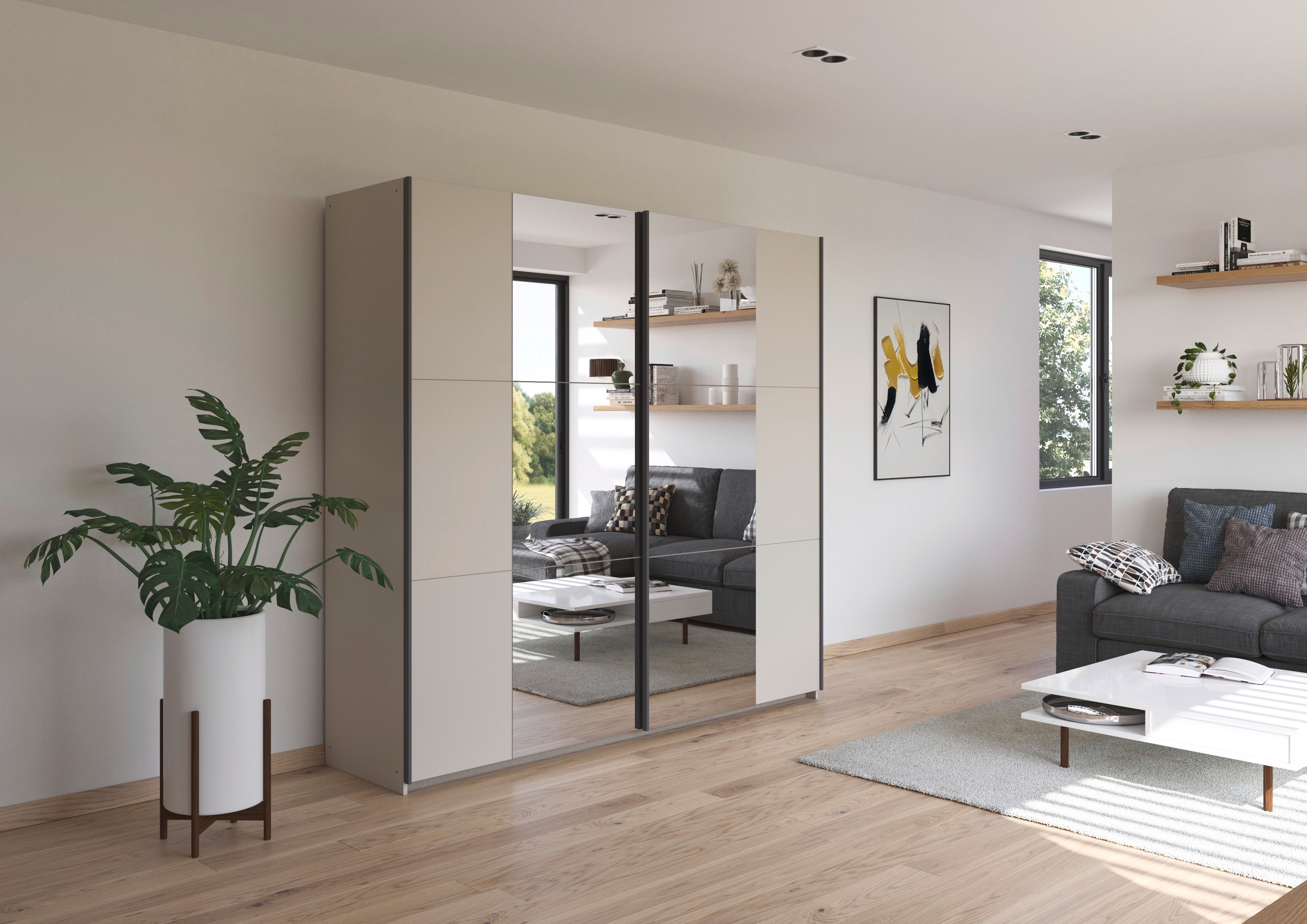 rauch Schwebetürenschrank "Kleiderschrank Drehtürenschrank Schrank Garderob günstig online kaufen