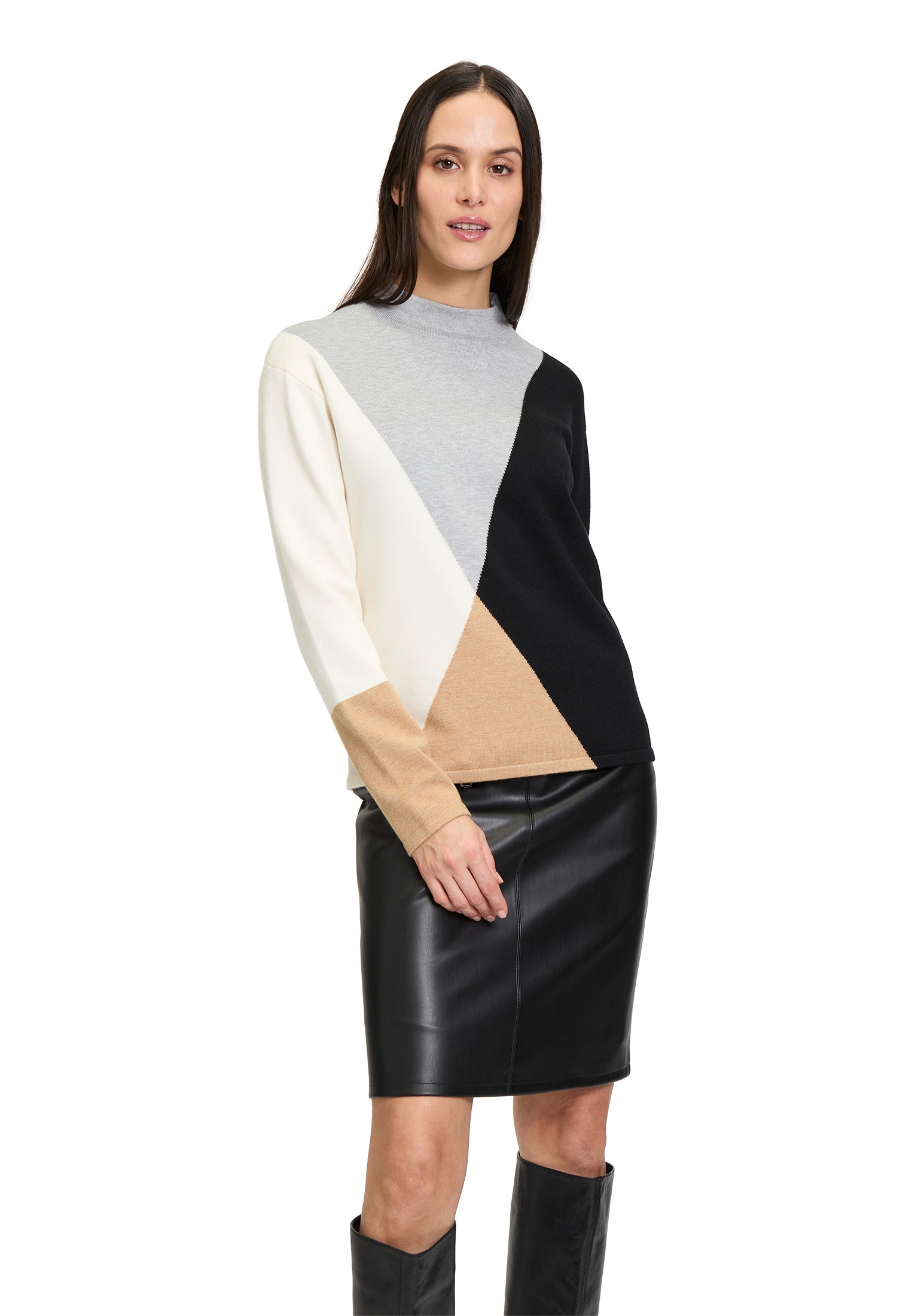 Betty Barclay Strickpullover "Betty Barclay Damen Feinstrickpullover mit Kr günstig online kaufen