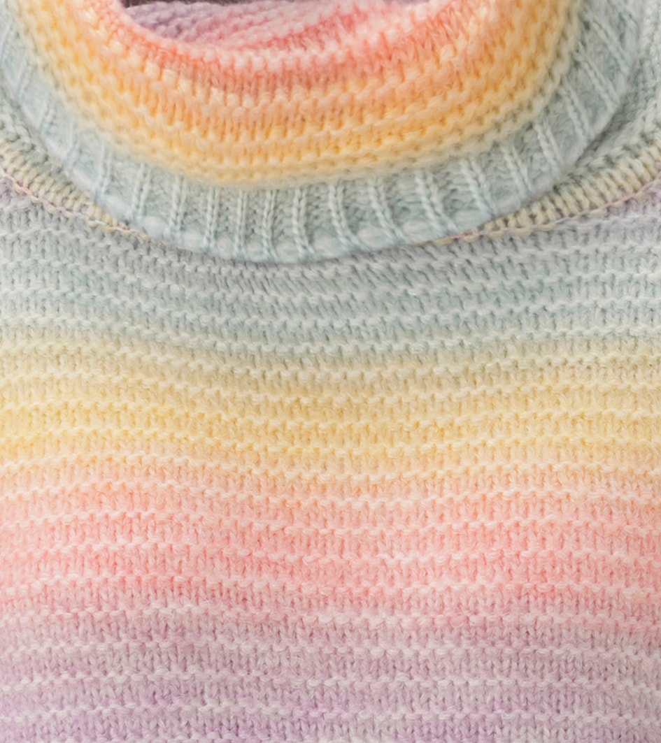 Aniston CASUAL Strickpullover, aus regenbogenfarbenem Space-Garn - NEUE KOLLEKTION