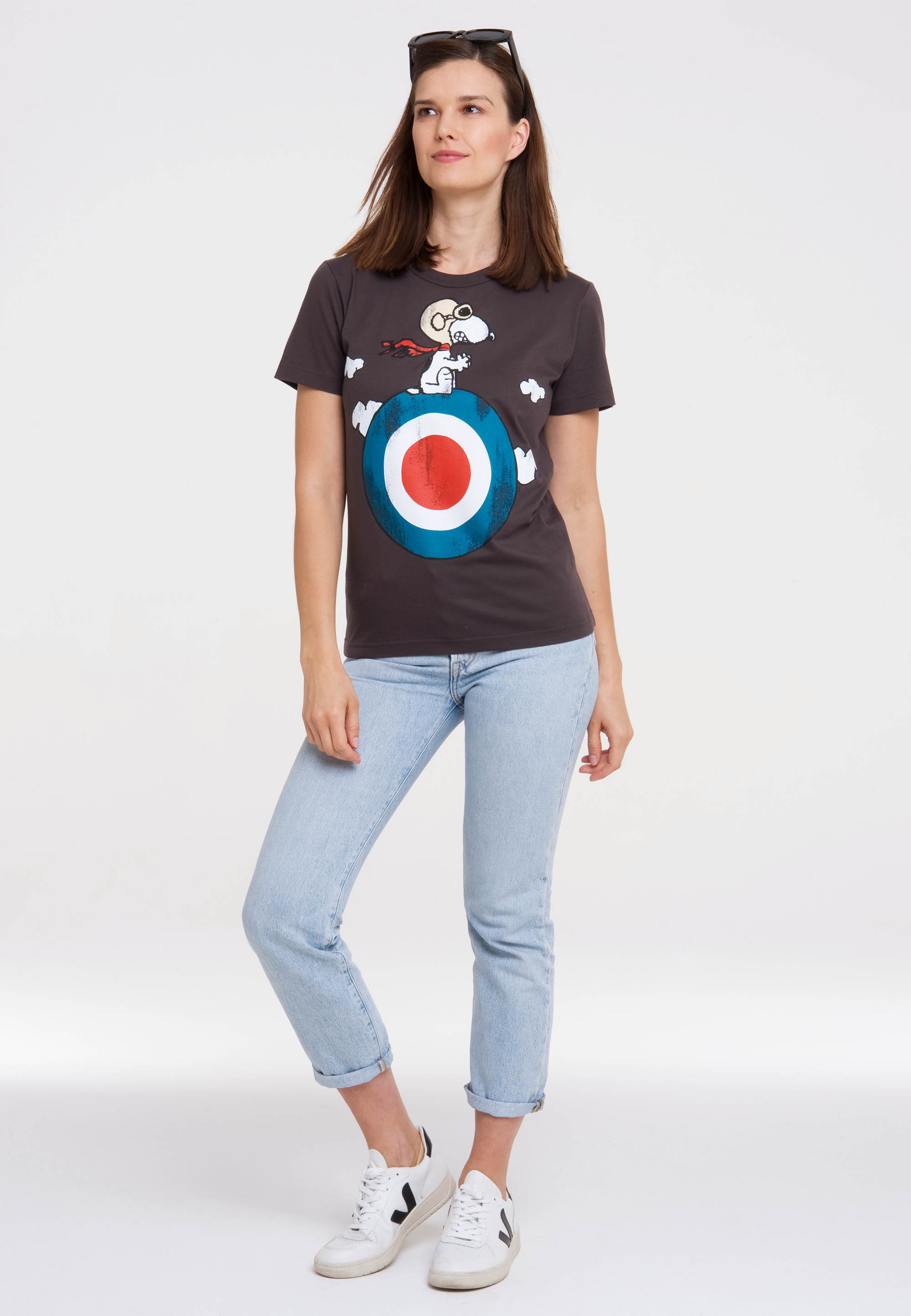 LOGOSHIRT T-Shirt »Peanuts - Snoopy«, mit lizenziertem Print