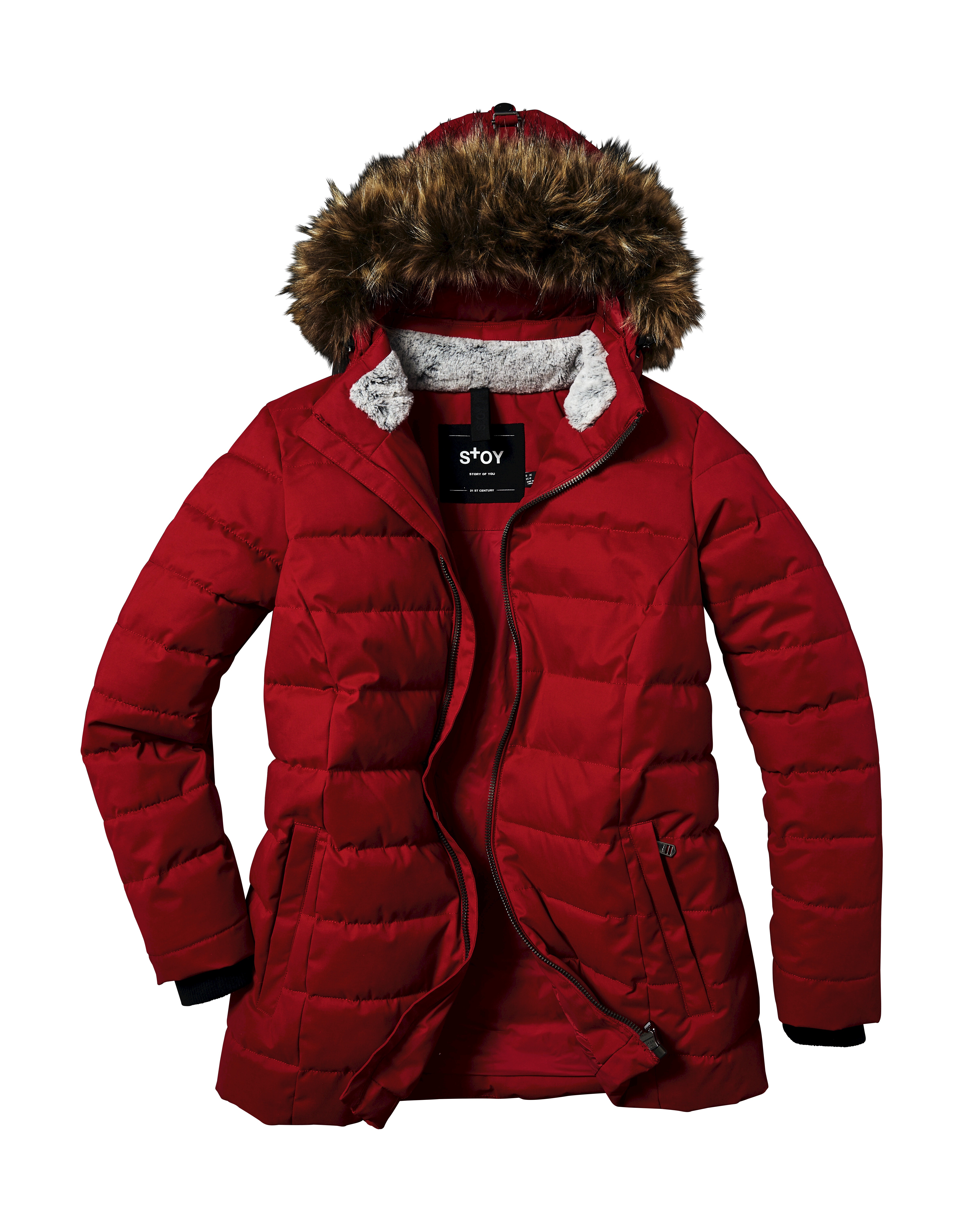 Thumbnail - STOY Steppjacke "WMN Quilted JCKT E" STOY Steppjacke: Abzippbare Kapuze, atmungsaktiv, wasserabweisend