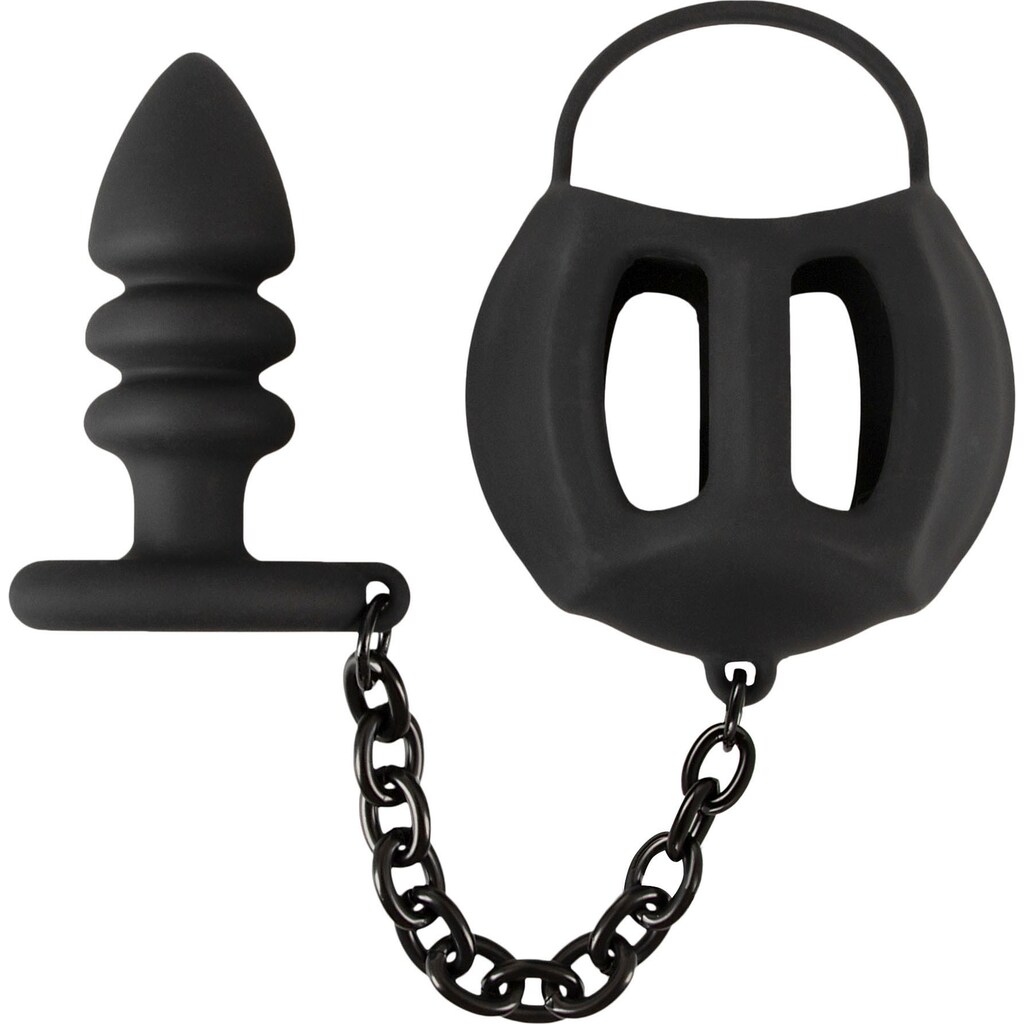 BLACK VELVETS Penis-Hoden-Ring