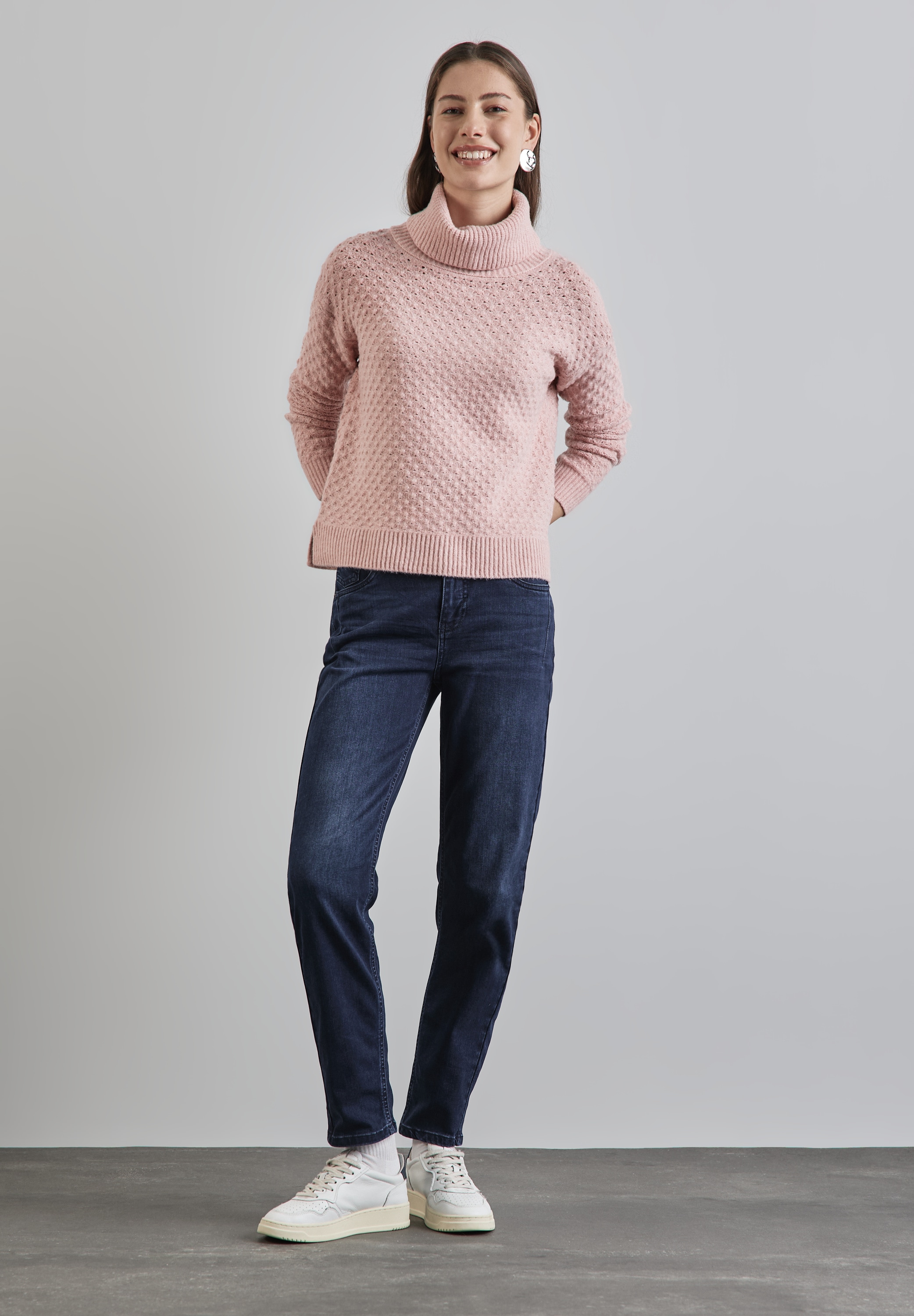 STREET ONE Comfort-fit-Jeans, High Waist