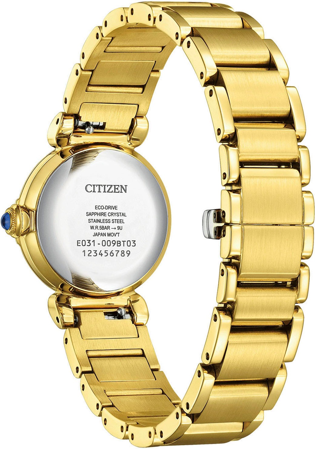Citizen Solaruhr, Armbanduhr, Damenuhr, Edelstahlarmband, analog