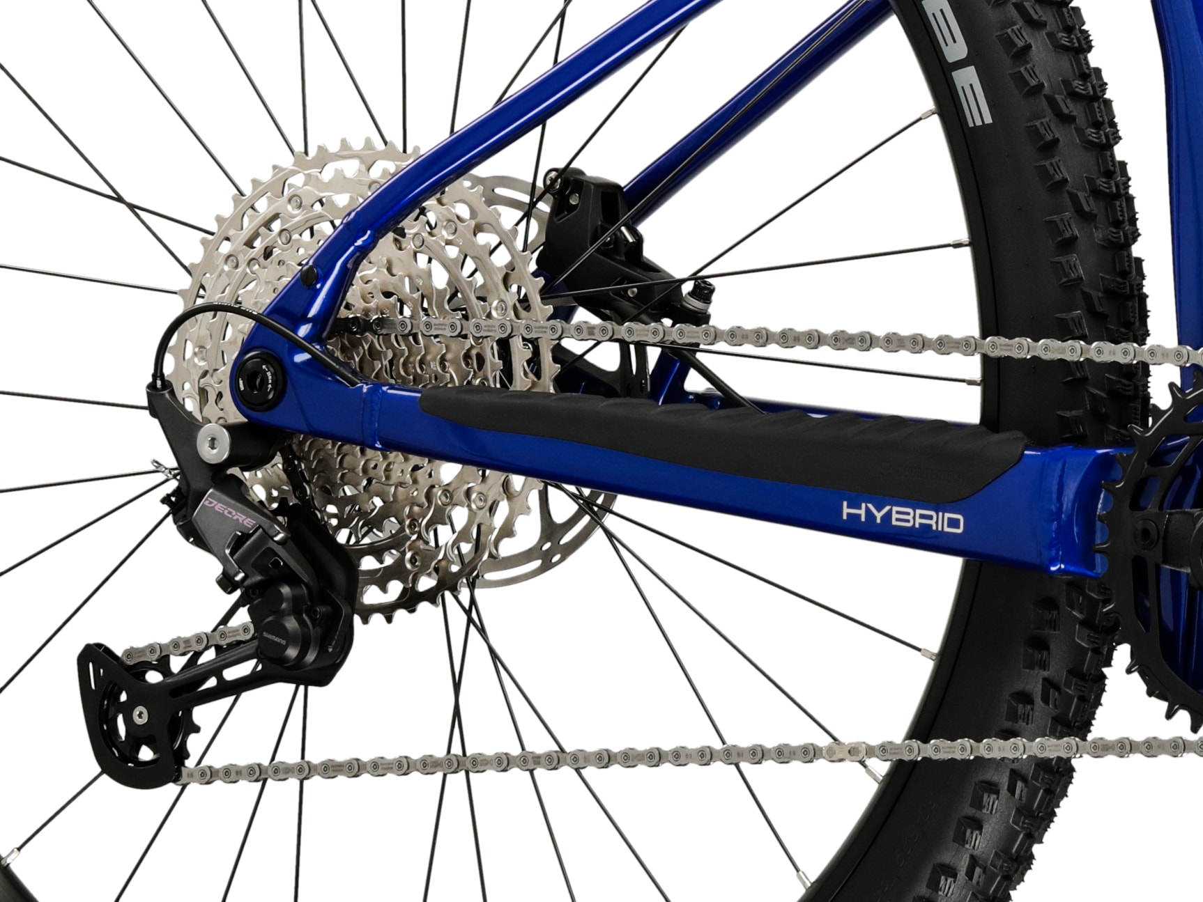 Kross »Influx Hybrid 4.0 21,3Ah / Bosch 800 Wh 29" blau 12 Gänge 2026« 12 Gang Shimano DEORE M6100 Schaltwerk Kettenschaltung Mittelmotor 250 W BOSCH PERFORMANCE LINE CX 36 V/250 W, Mittelmotor