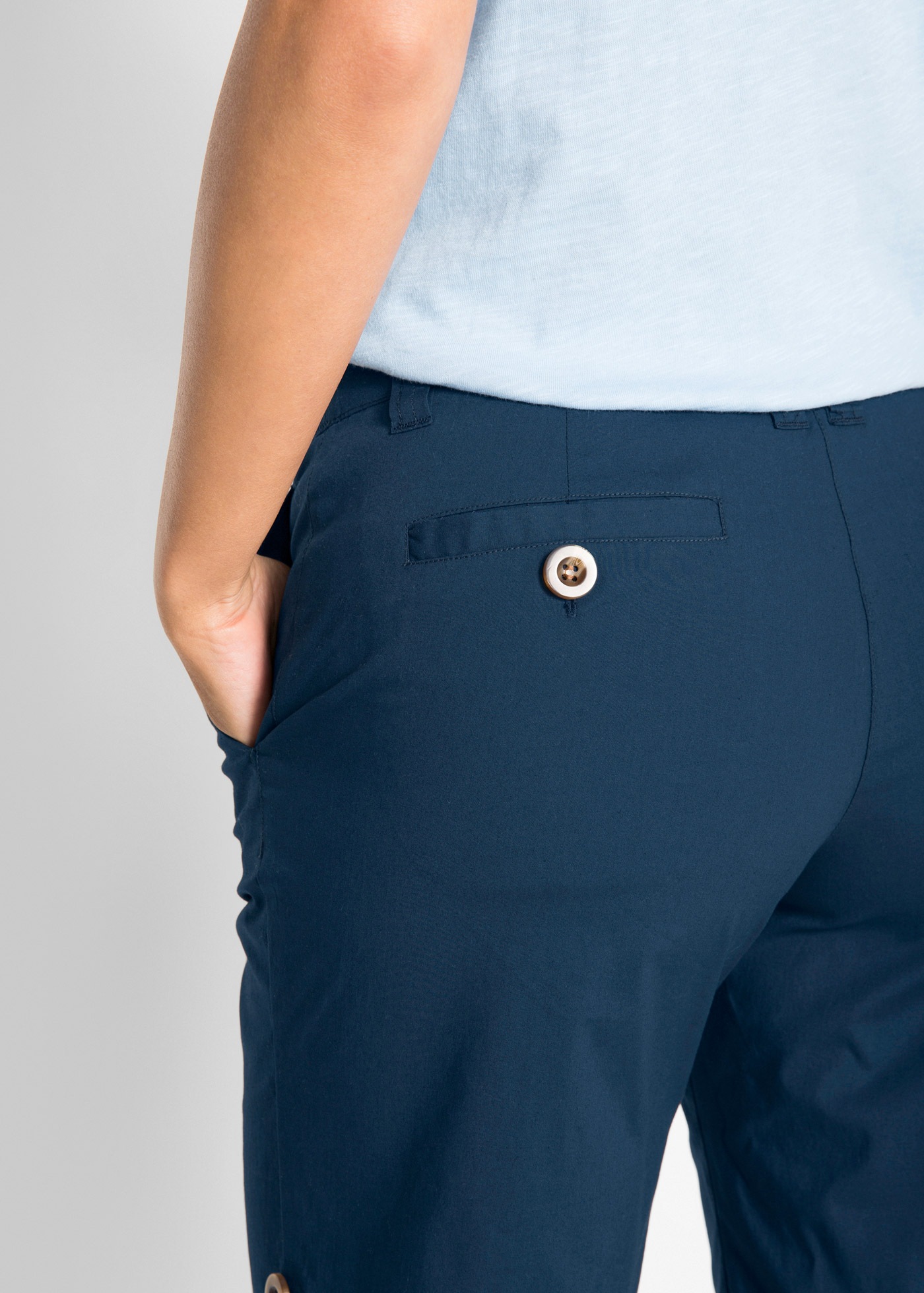 Thumbnail - bonprix Bermudas "Stretch Bermuda" mit krempelbaren Beinen, Regular Fit