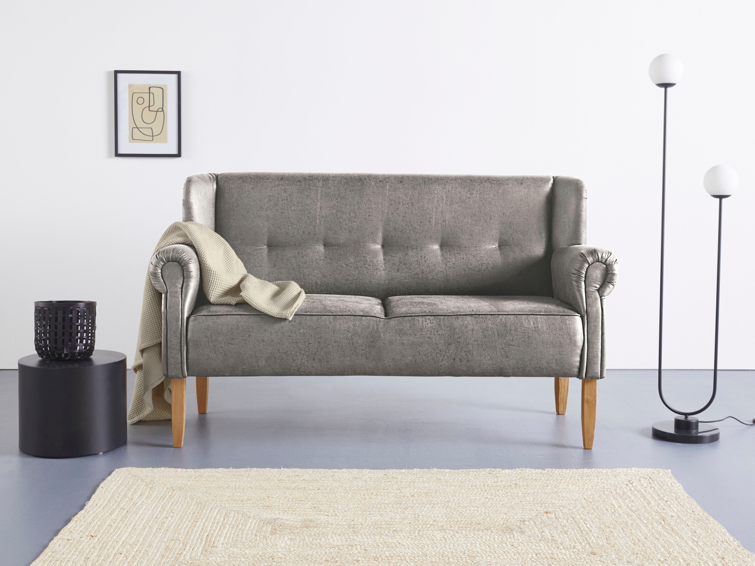 Home affaire Küchensofa "Moro Couch mit Federkern, bequem, Breite" in verschiedenen Stoffe und Farben