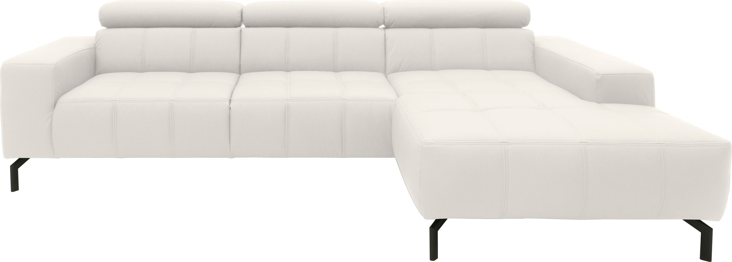 DOMO collection Ecksofa "Cunelli L-Form", wahlweise inklusive 6-fach verste günstig online kaufen