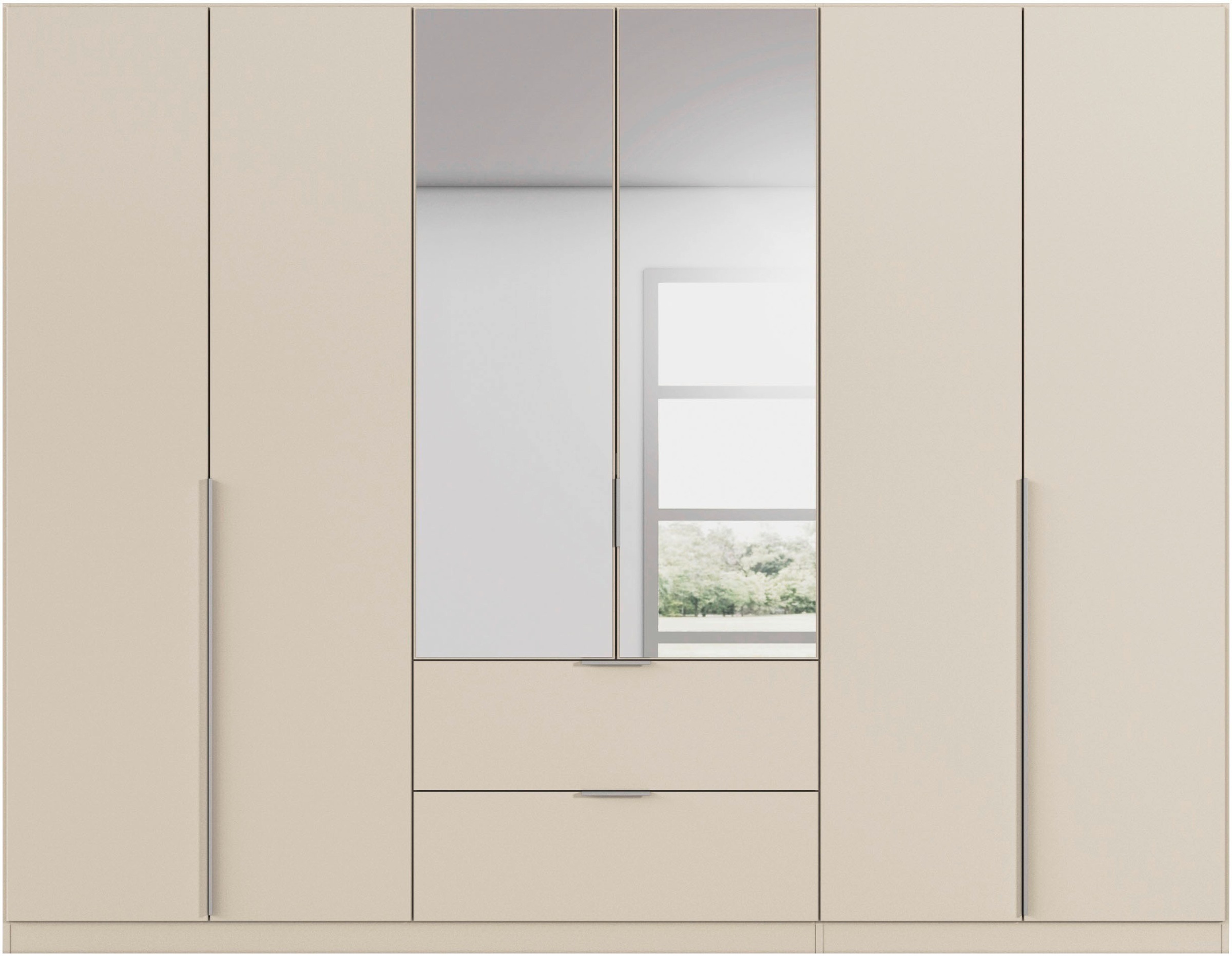 OTTO home Drehtürenschrank "Kleiderschrank Schrank Garderobe AGORDO mit Dek günstig online kaufen