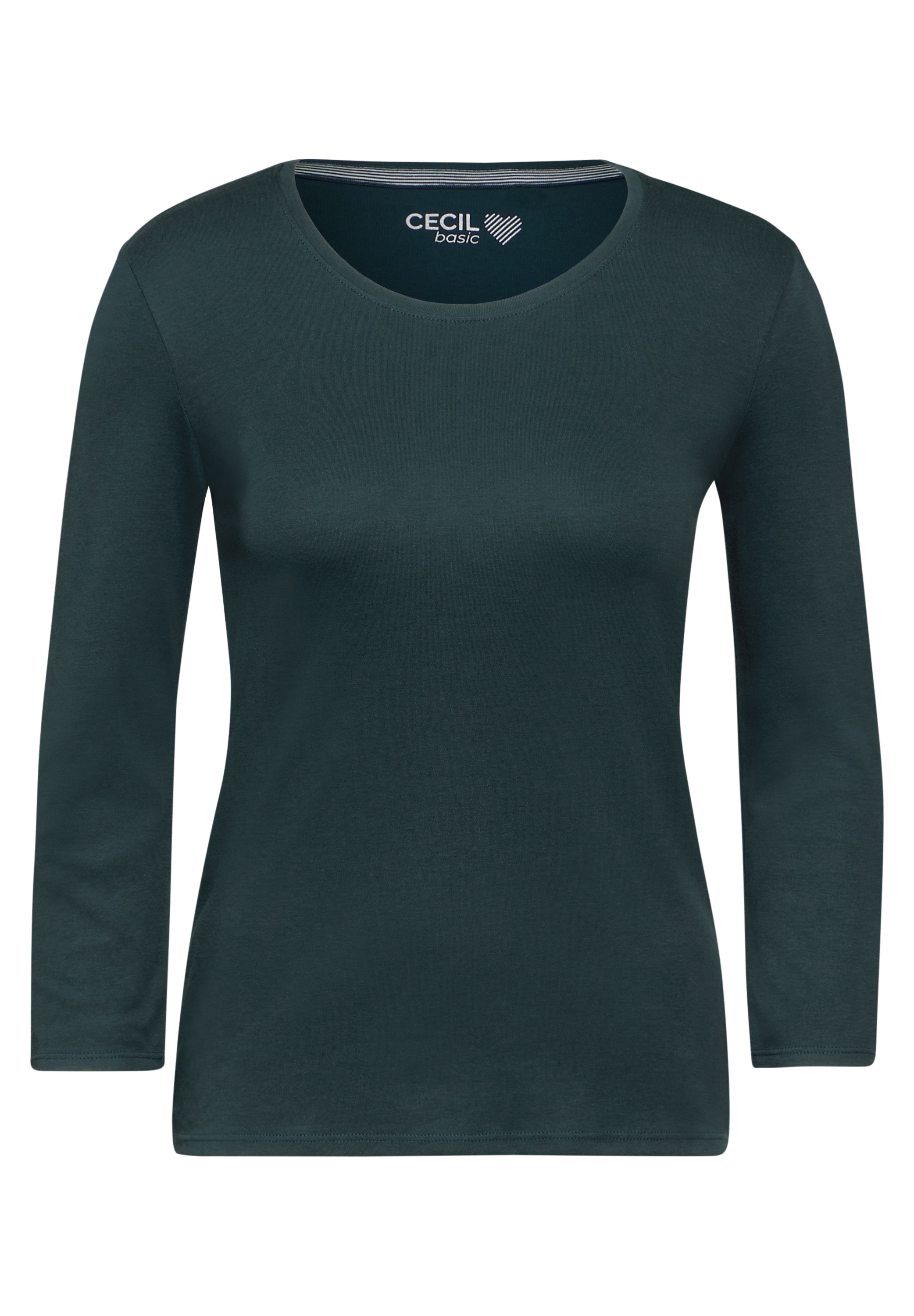 Cecil 3/4-Arm-Shirt, aus reiner Baumwolle