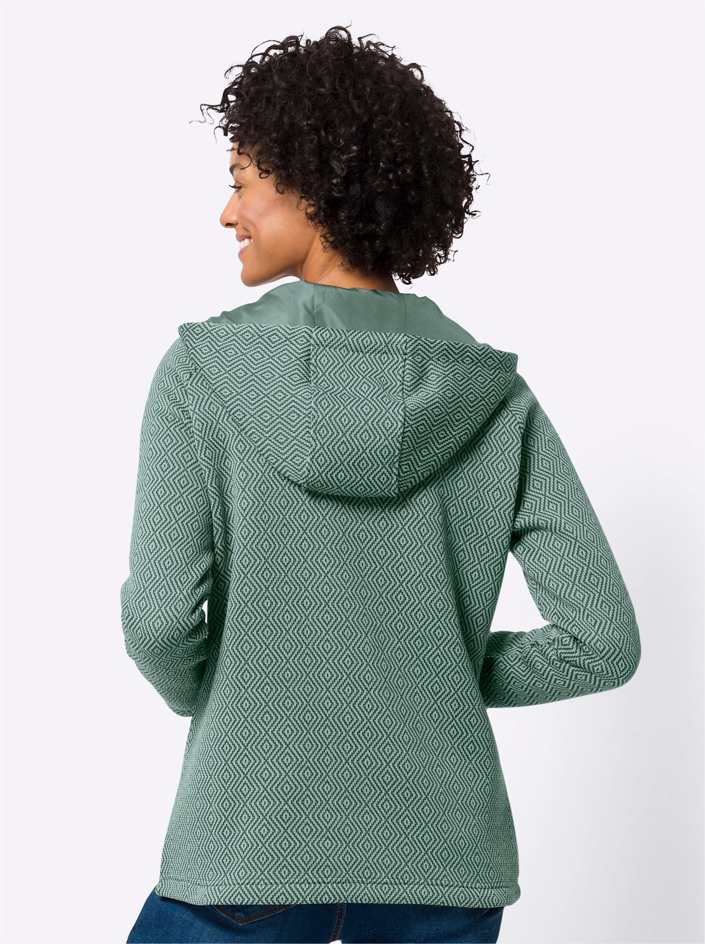 Classic Basics Langjacke, mit Kapuze