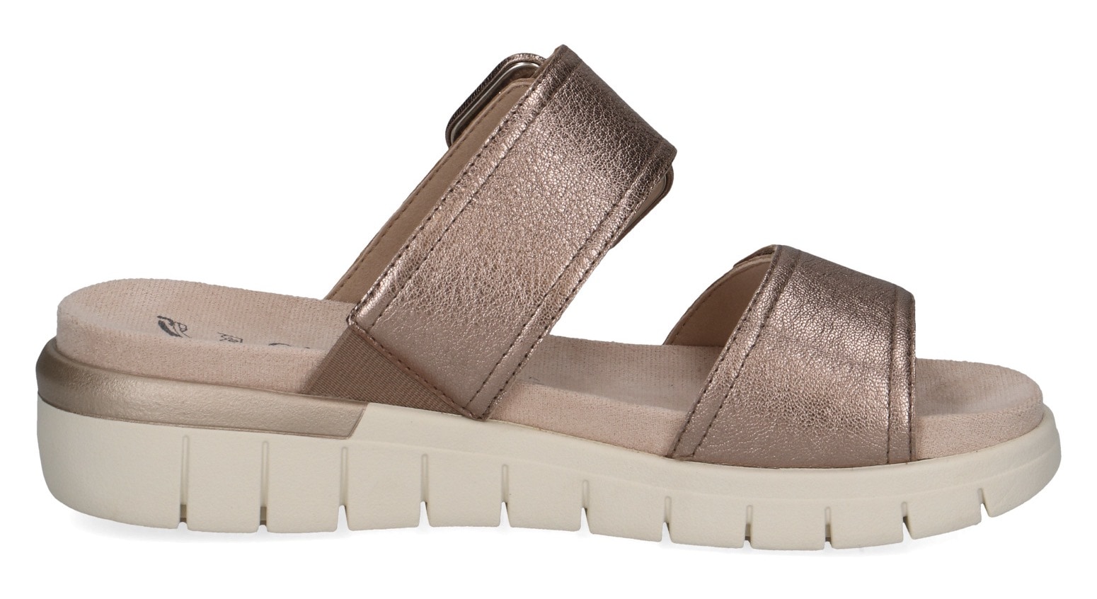 Caprice Pantolette, Keilabsatz, Sommerschuh in Komfortweite H (= sehr weit)