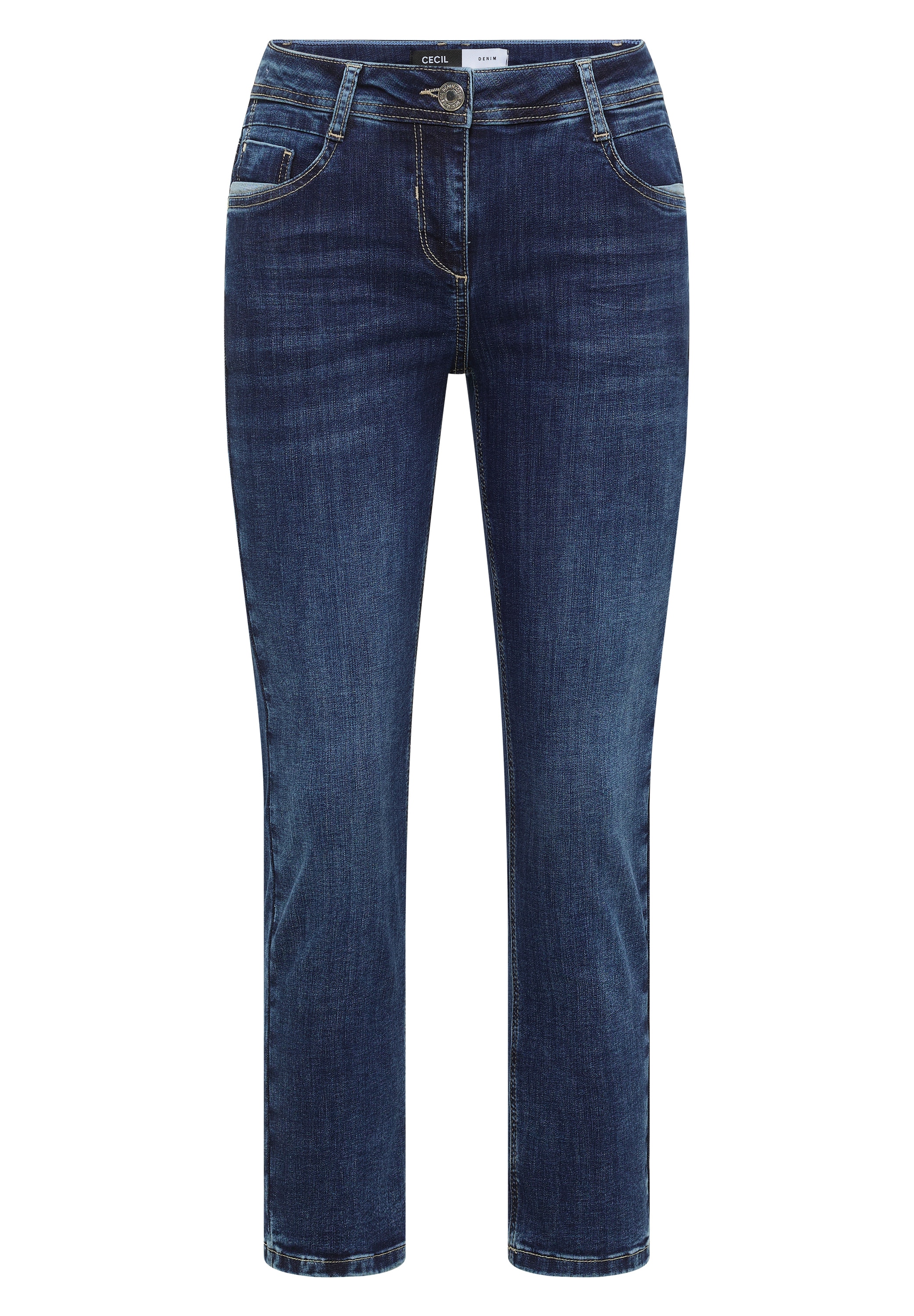 Cecil Comfort-fit-Jeans Middle Waist