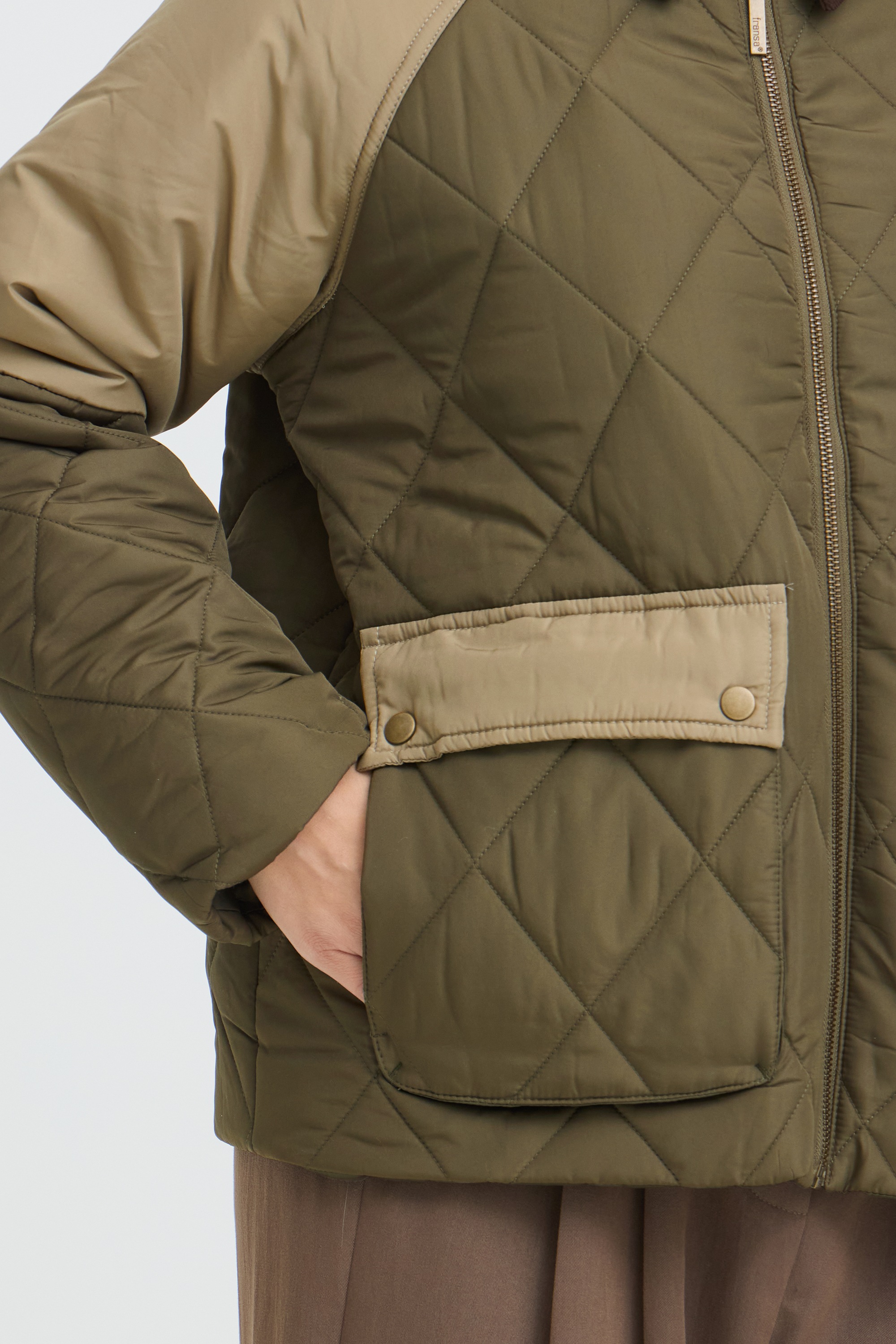 fransa Steppjacke »Damen Gefütterte Jacke FRADELINE«