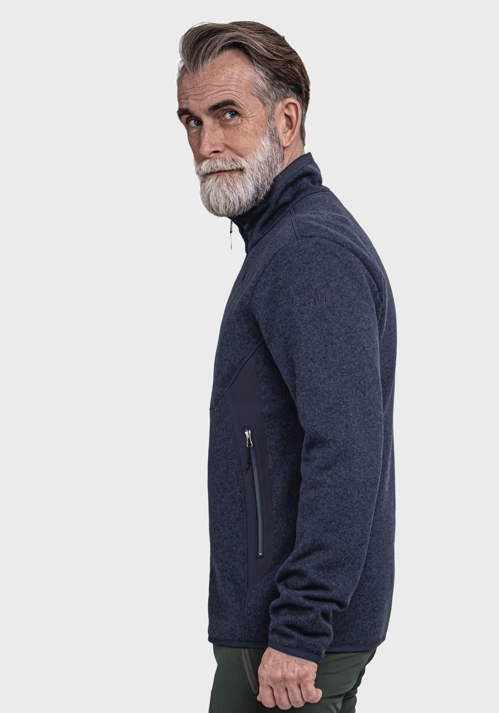 Schöffel Fleecejacke »Hiking CIRC Fleece Jk Style Yew MNS«, ohne Kapuze