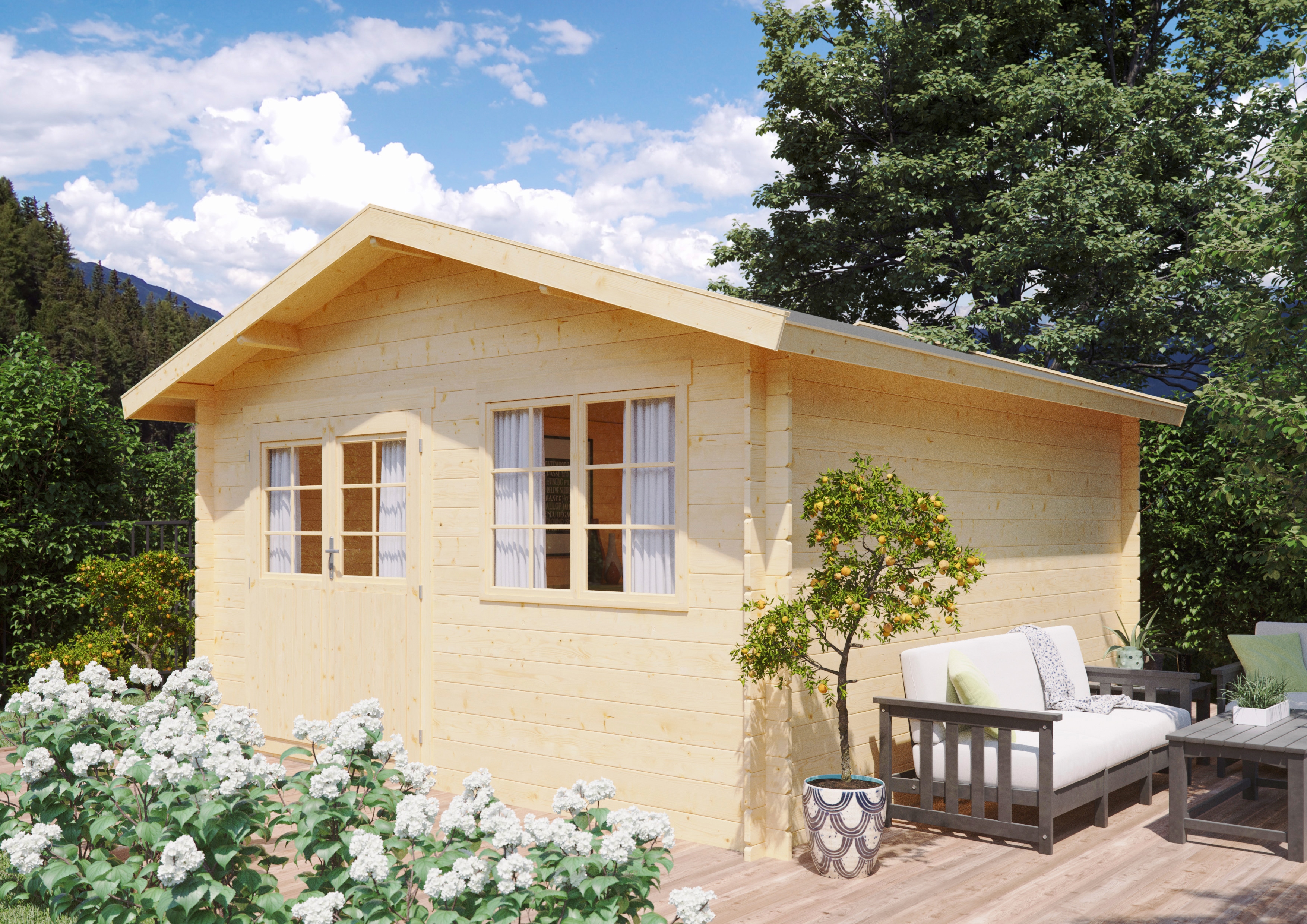 Kiehn-Holz Gartenhaus "Gipsberg 2"