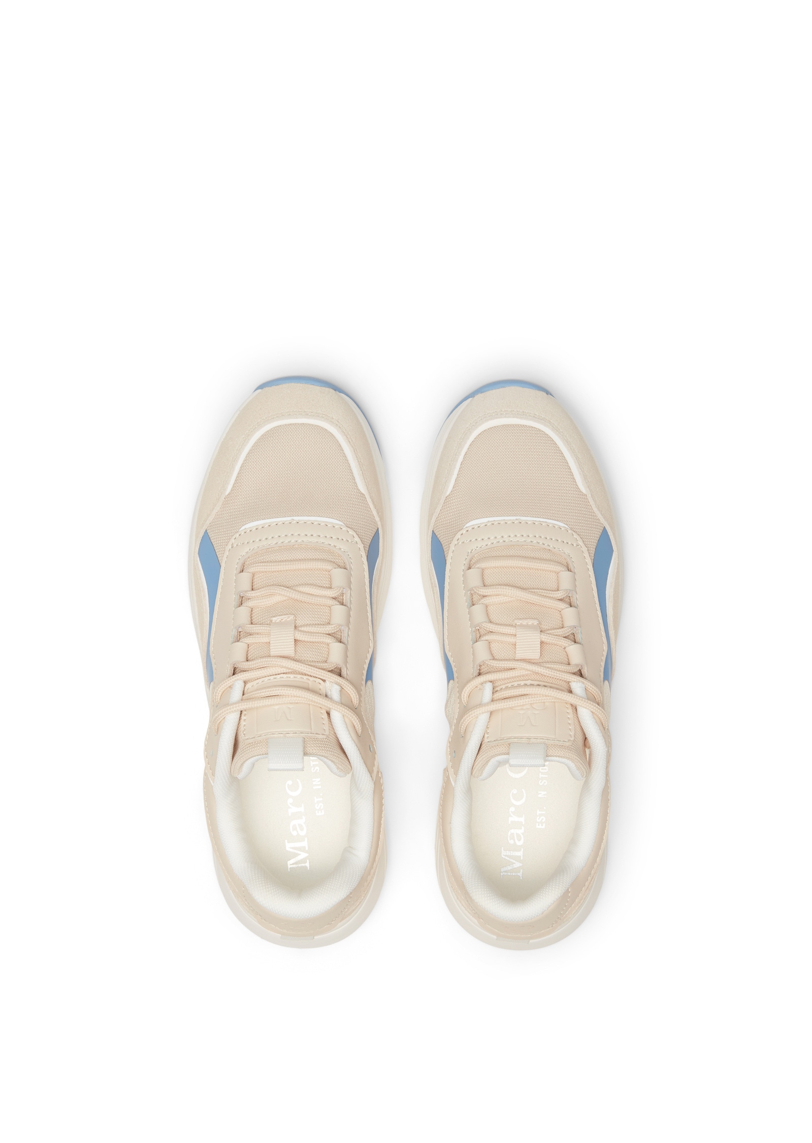 Marc O'Polo Sneaker »aus Rindleder und Mesh«