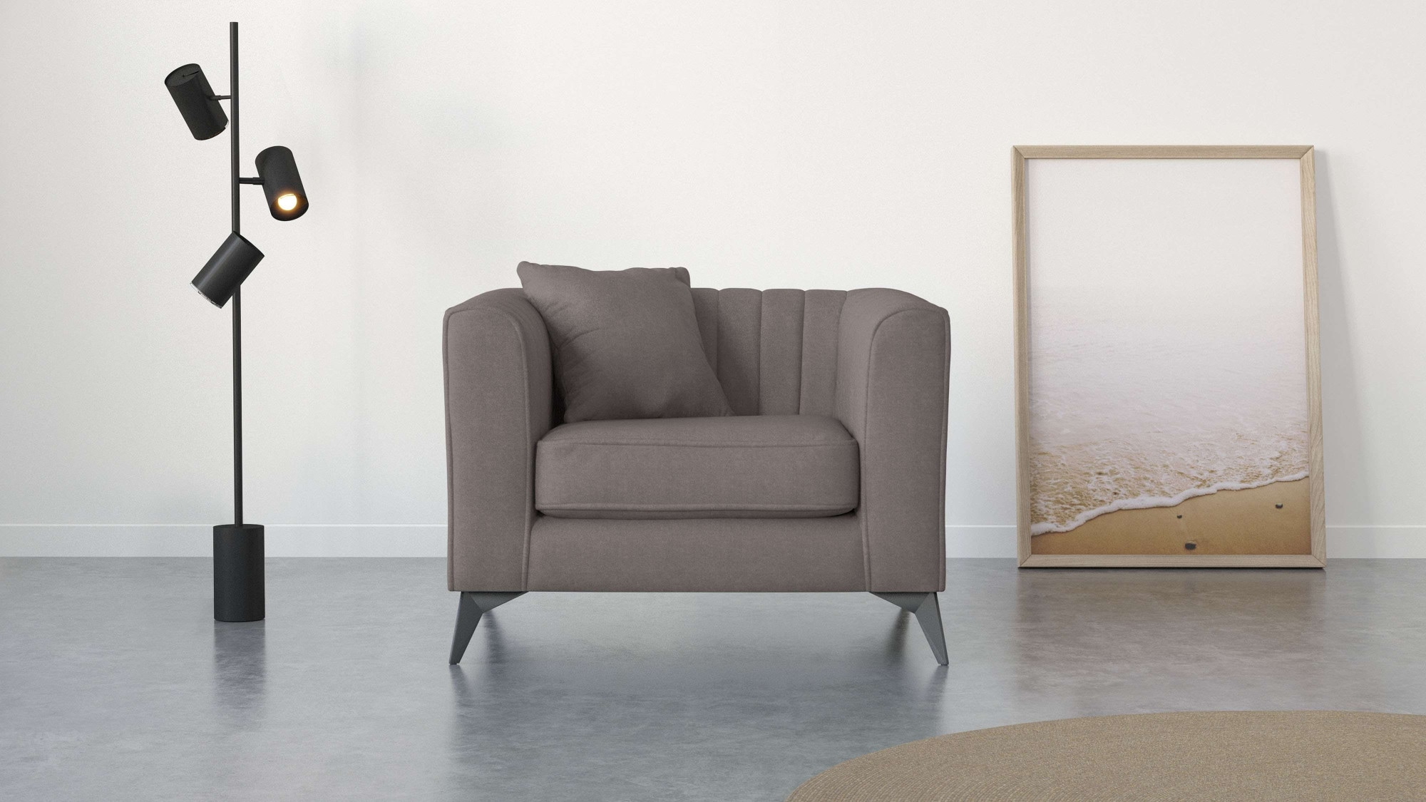 Places of Style Sessel "MATTHEW Loungesessel, Maße B/T/H: 99/86/74 cm", inc günstig online kaufen