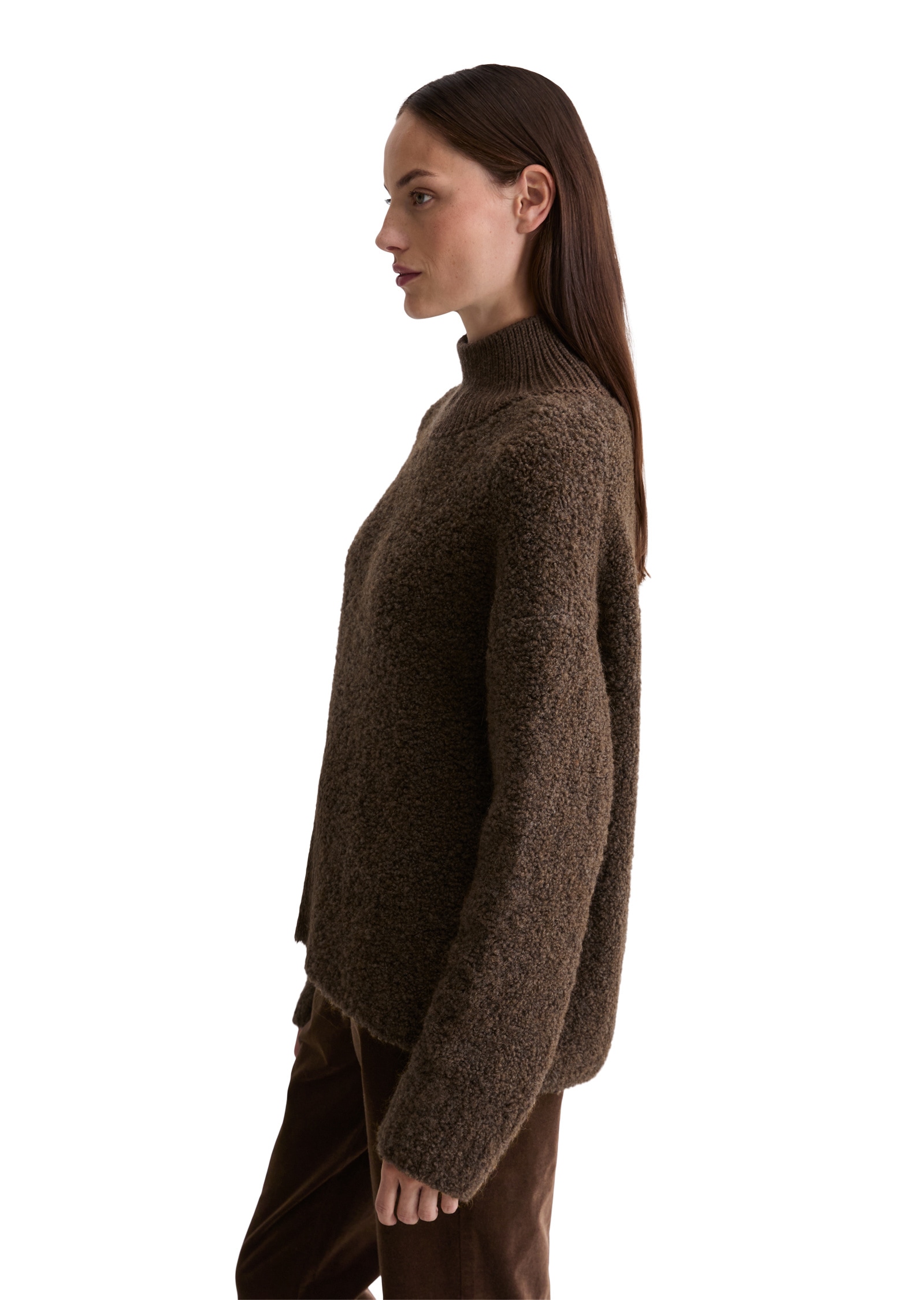 Marc O'Polo Stehkragenpullover »aus Schurwolle-Alpakawolle-Mix«