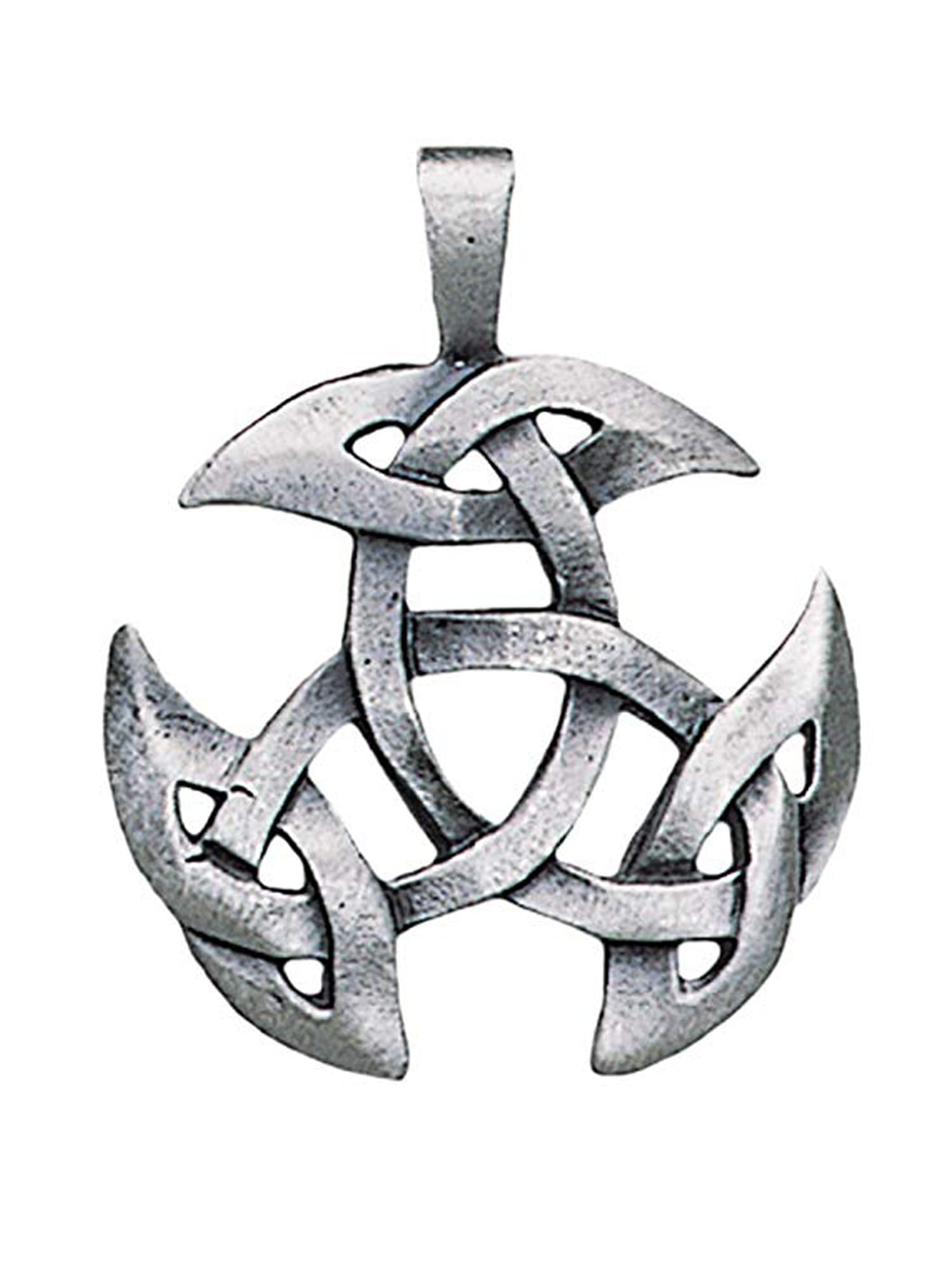 Amulett »Anhänger Symbole der Alten Welten«, Offene Dreifalt (groß) - Für Intuition